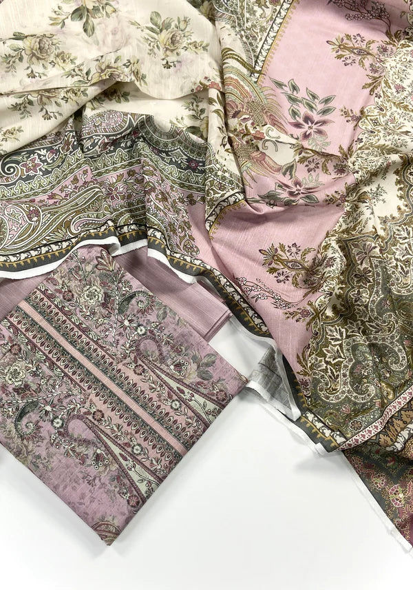 Mausummery Digital Printed Khaddar 3 PC