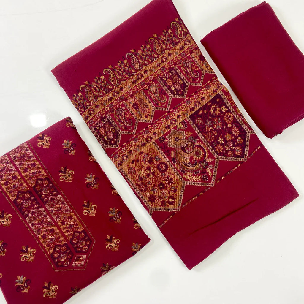 Anaya Noor Pashmina with Jacquard 3PC D2