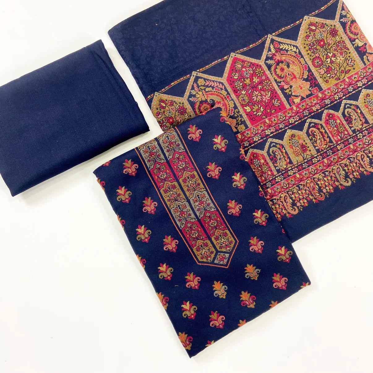 Anaya Noor Pashmina with Jacquard 3PC D3