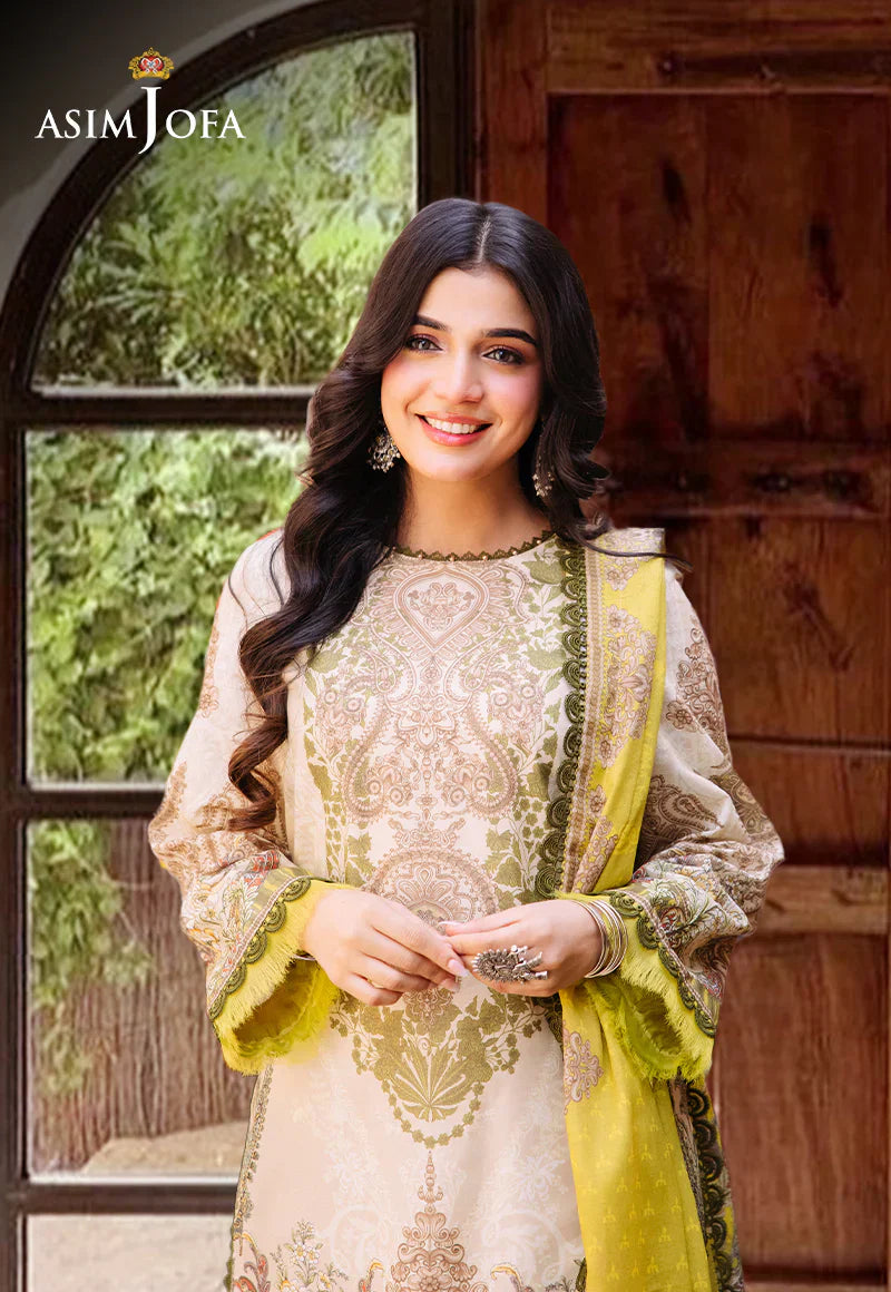 Asim Jofa Digital Printed Khaddar 3PC