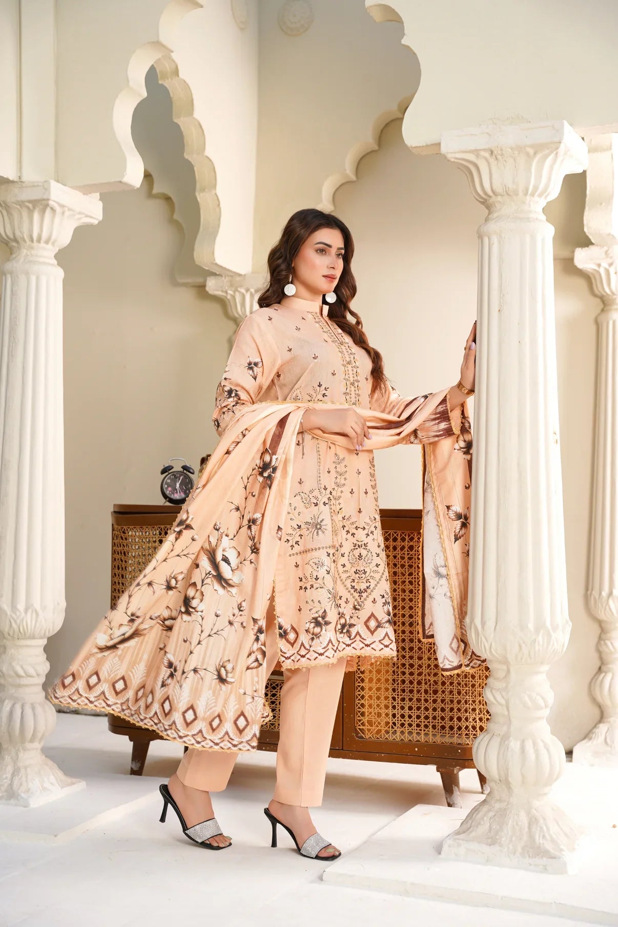 Cora By Anaya Noor Emb Karandi 3 PC D1