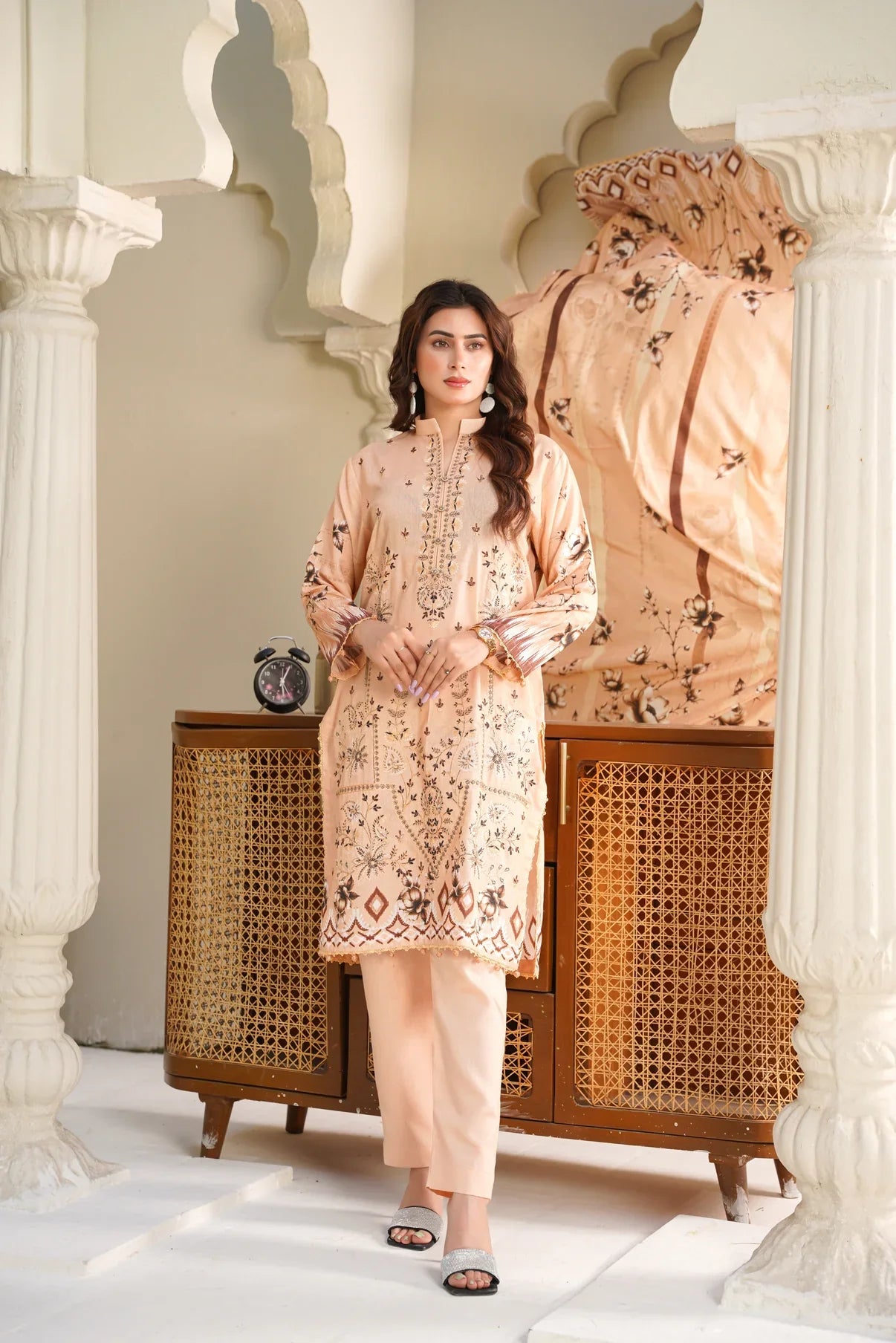 Cora By Anaya Noor Emb Karandi 3 PC D1