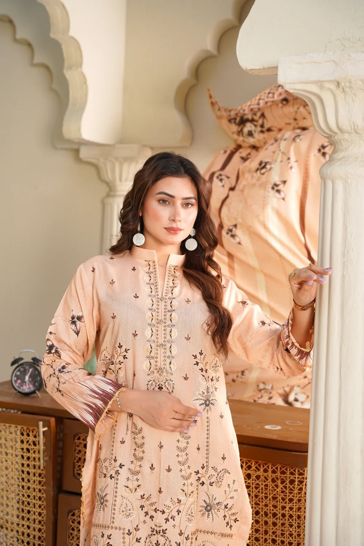 Cora By Anaya Noor Emb Karandi 3 PC D1