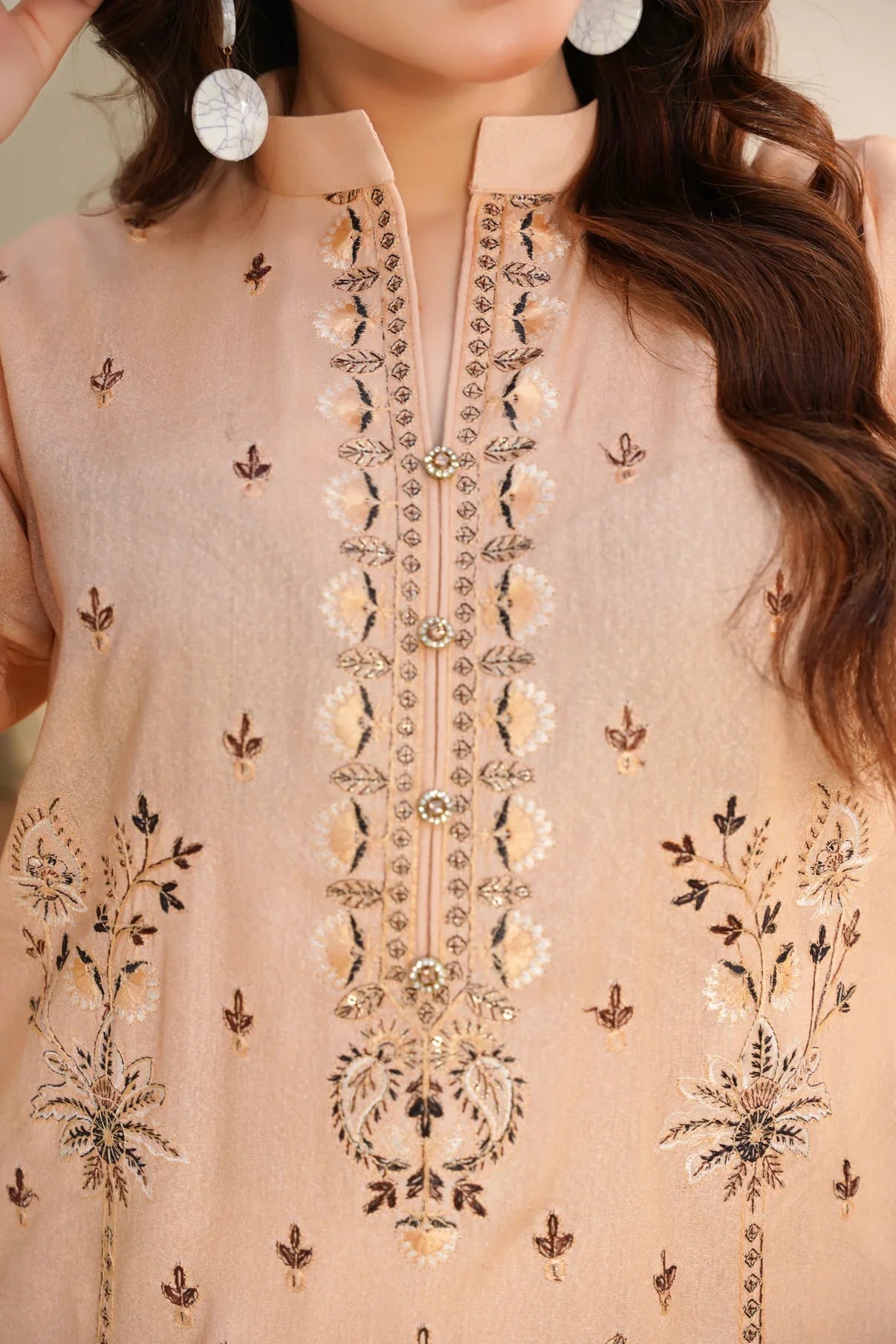 Cora By Anaya Noor Emb Karandi 3 PC D1