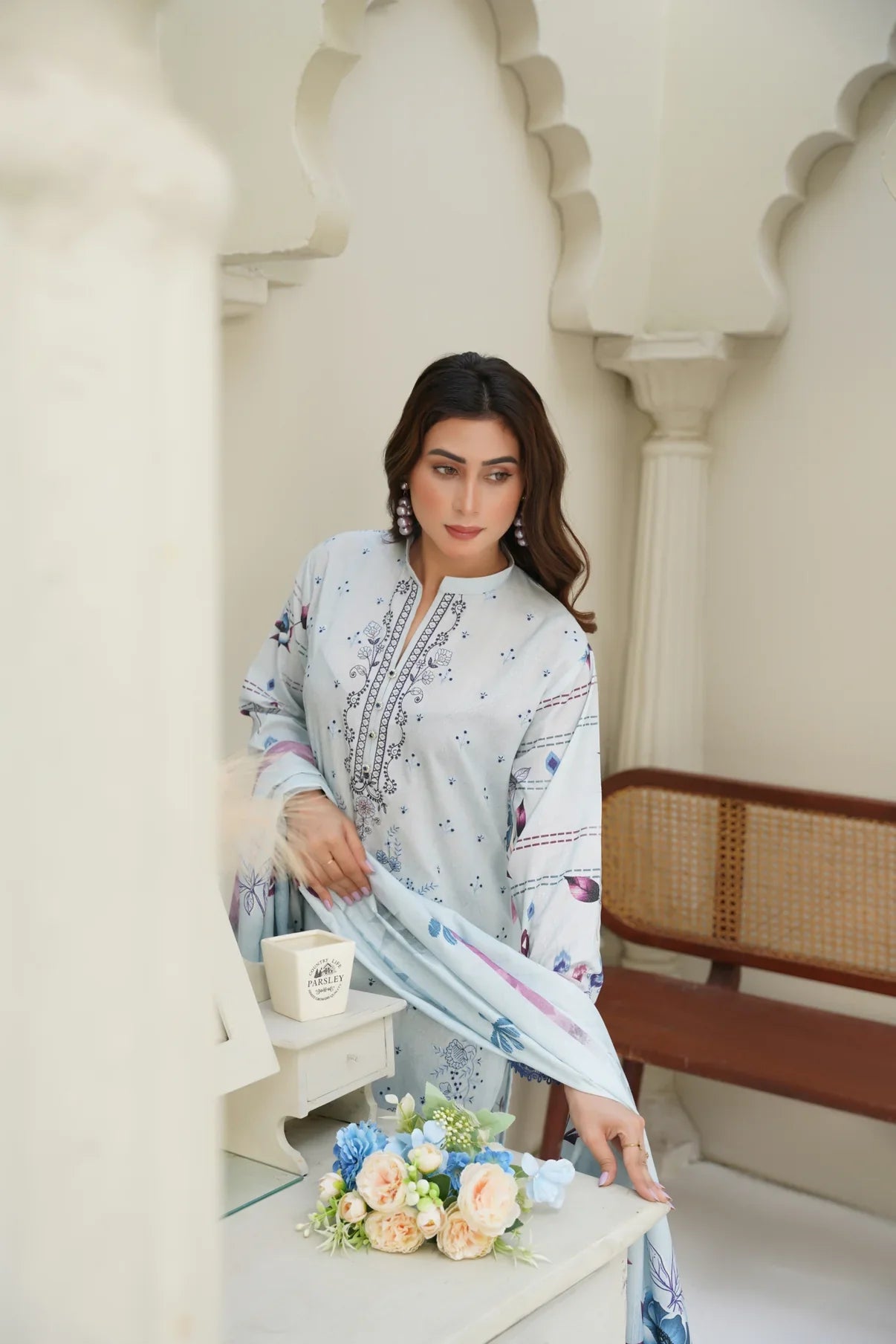Cora By Anaya Noor Emb Karandi 3 PC D2