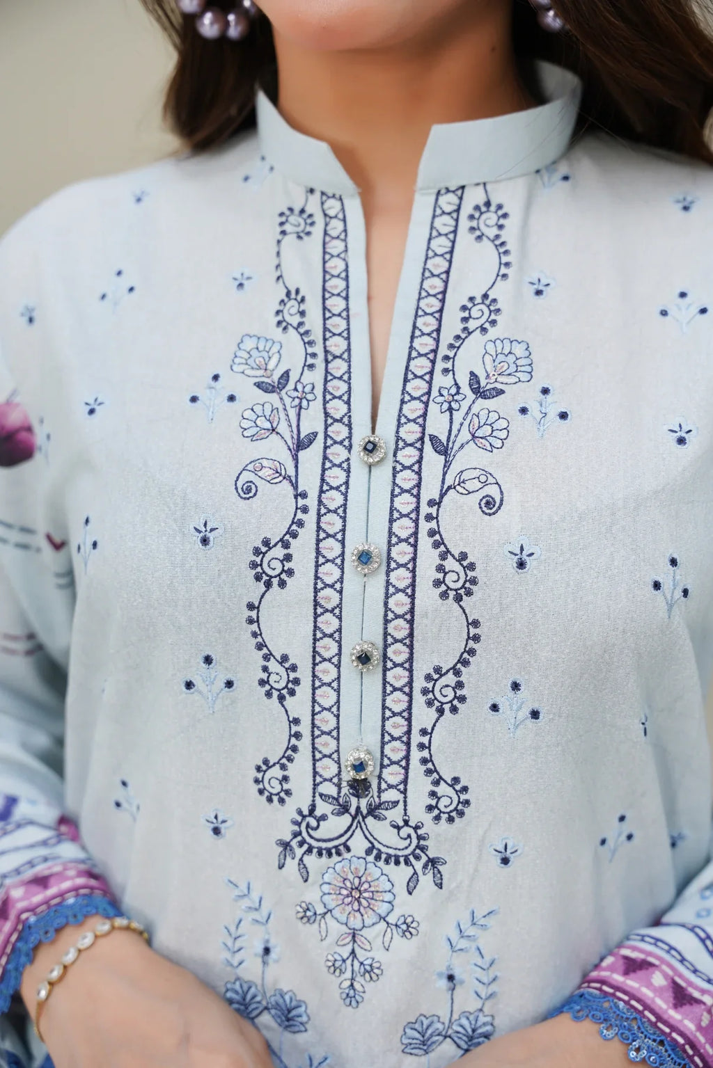 Cora By Anaya Noor Emb Karandi 3 PC D2
