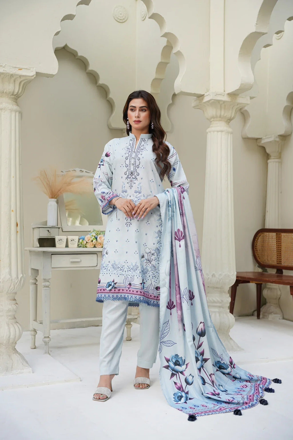 Cora By Anaya Noor Emb Karandi 3 PC D2