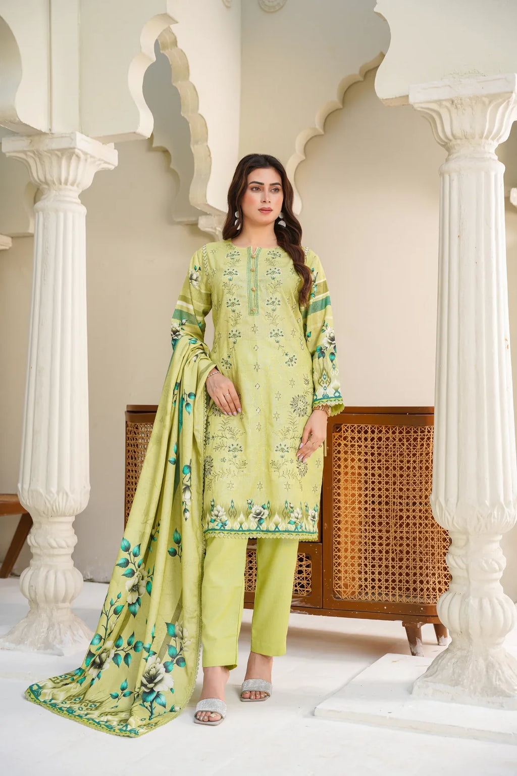 Cora By Anaya Noor Emb Karandi 3 PC D3