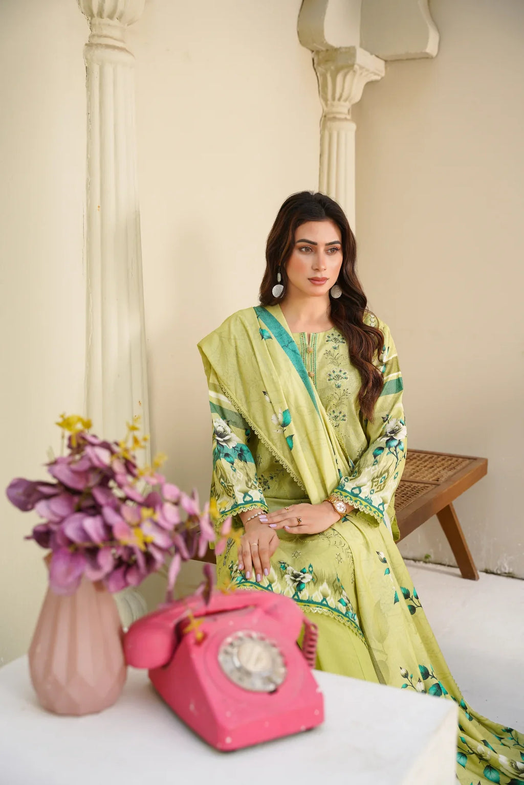 Cora By Anaya Noor Emb Karandi 3 PC D3