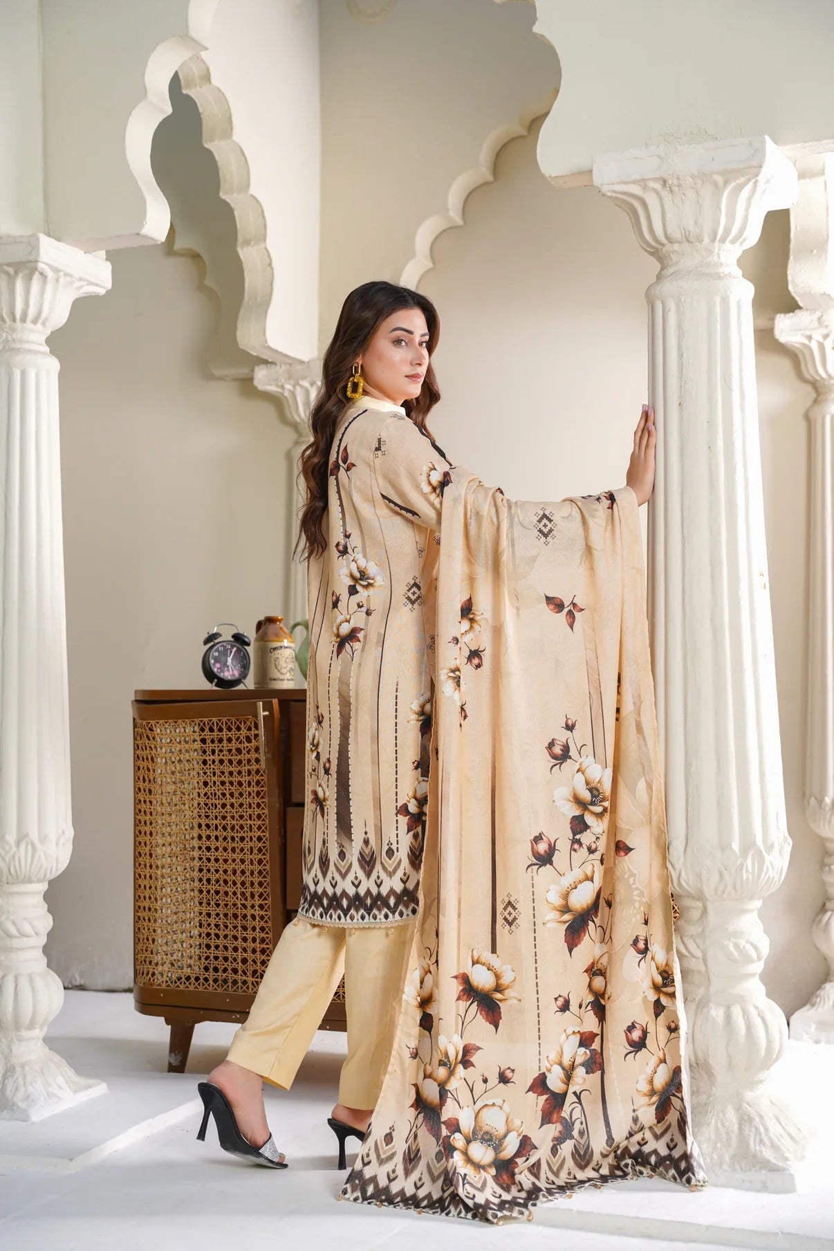 Cora By Anaya Noor Emb Karandi 3 PC D4
