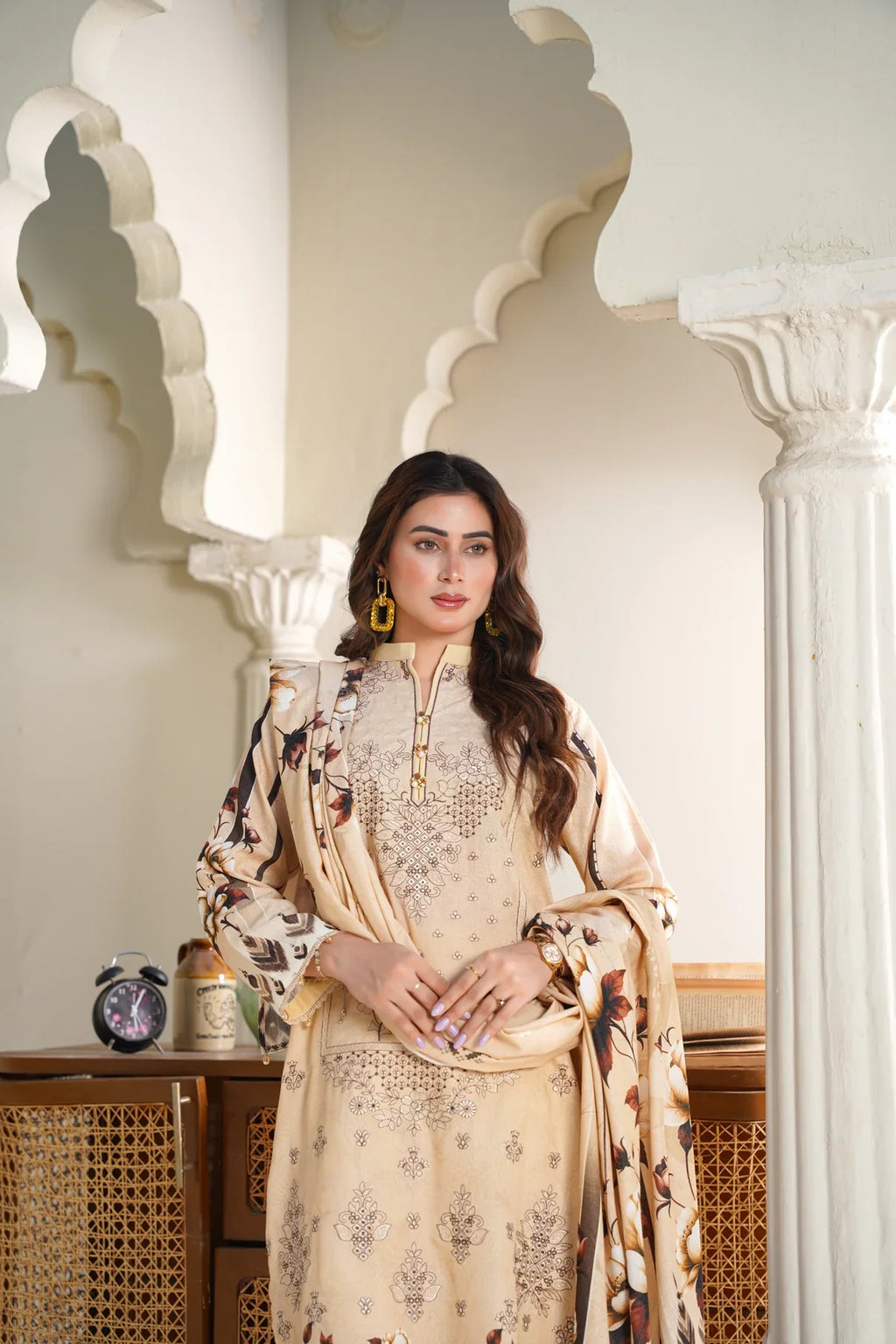 Cora By Anaya Noor Emb Karandi 3 PC D4