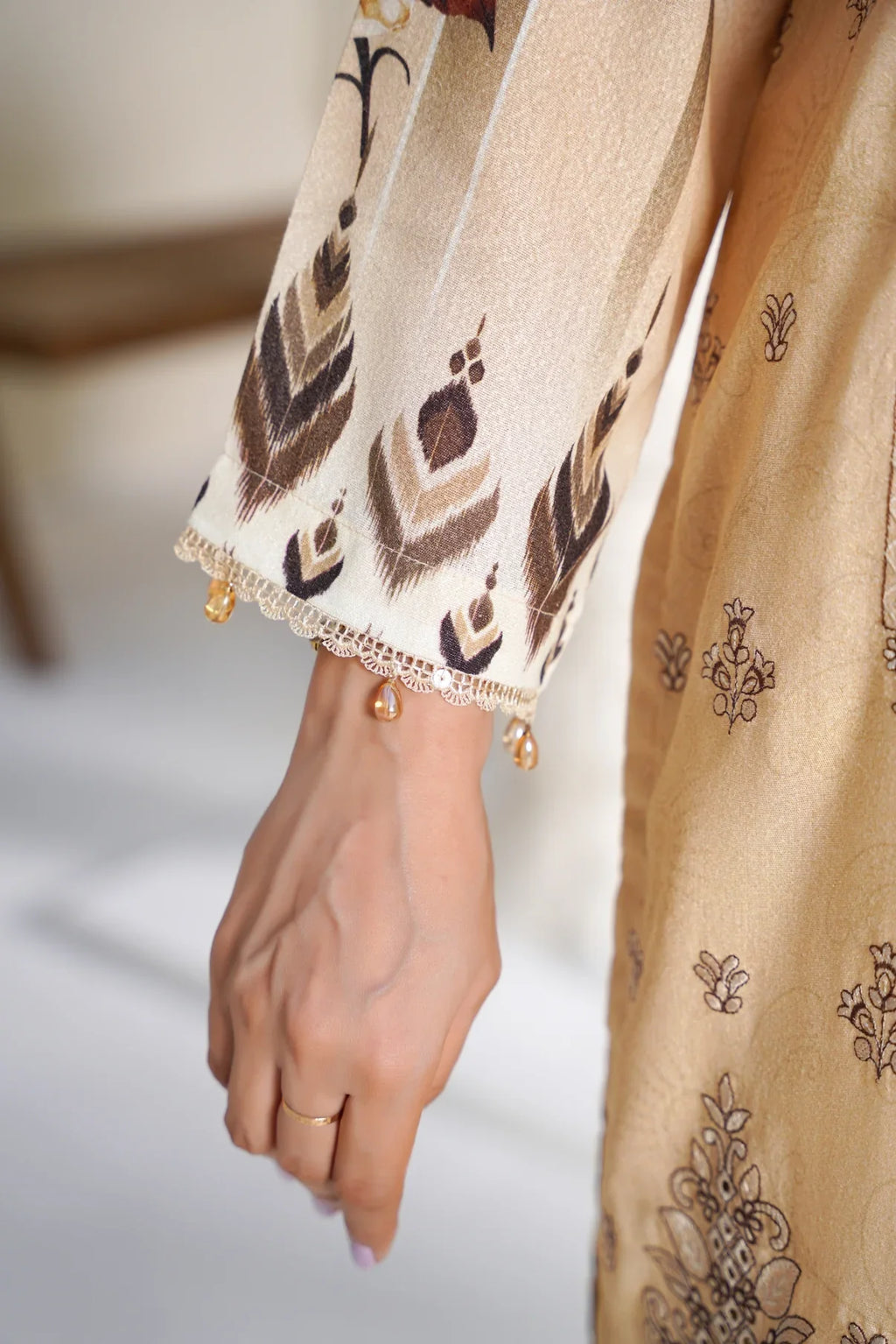 Cora By Anaya Noor Emb Karandi 3 PC D4