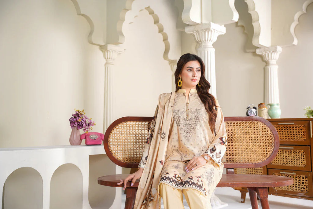 Cora By Anaya Noor Emb Karandi 3 PC D4