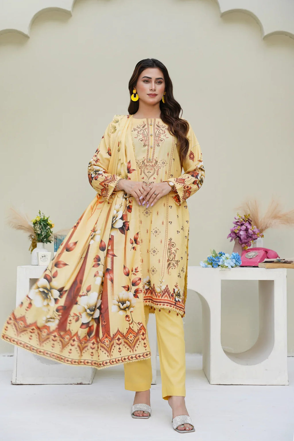 Cora By Anaya Noor Emb Karandi 3 PC D5
