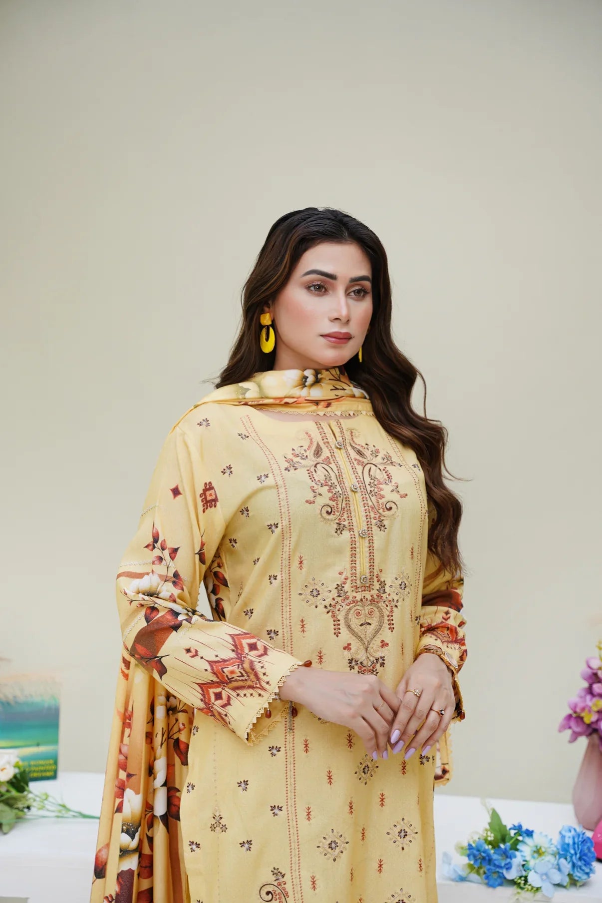 Cora By Anaya Noor Emb Karandi 3 PC D5