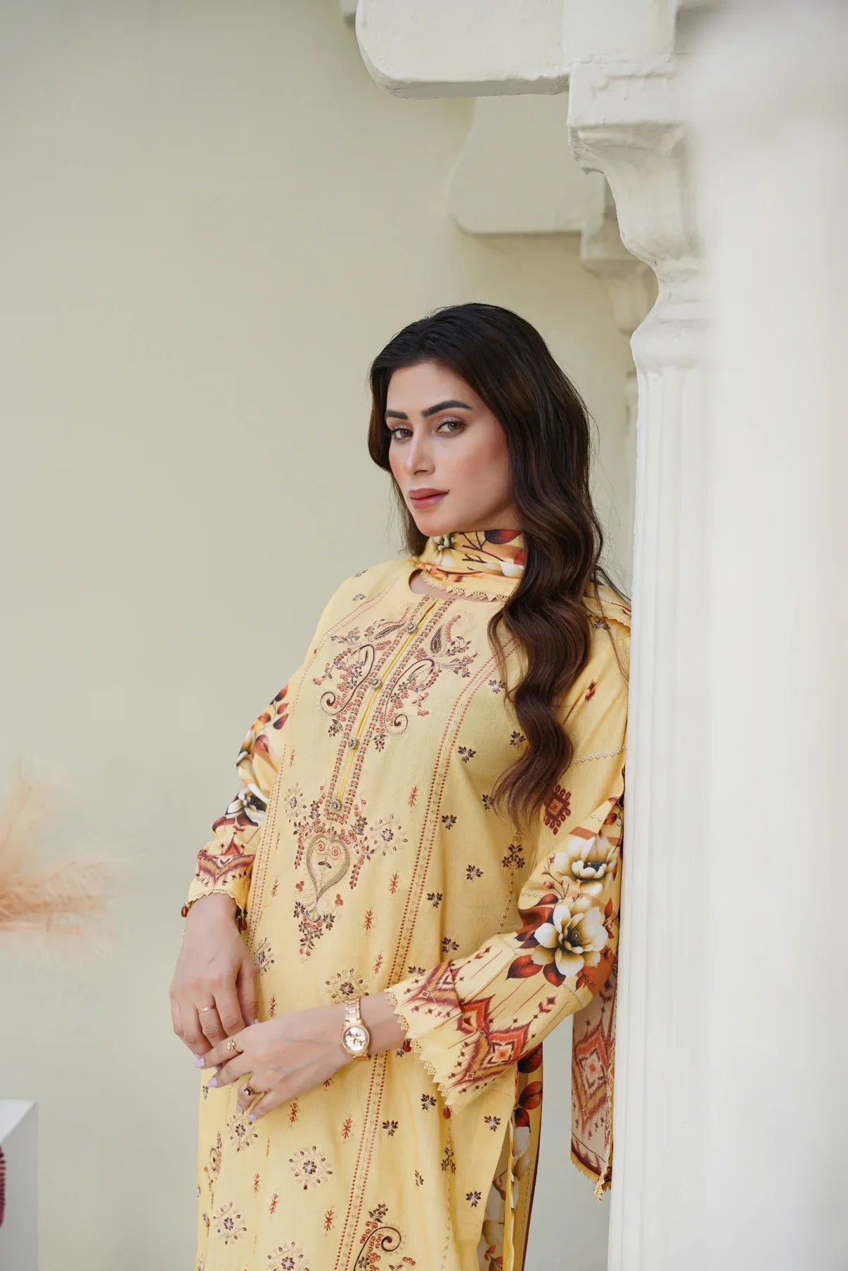 Cora By Anaya Noor Emb Karandi 3 PC D5