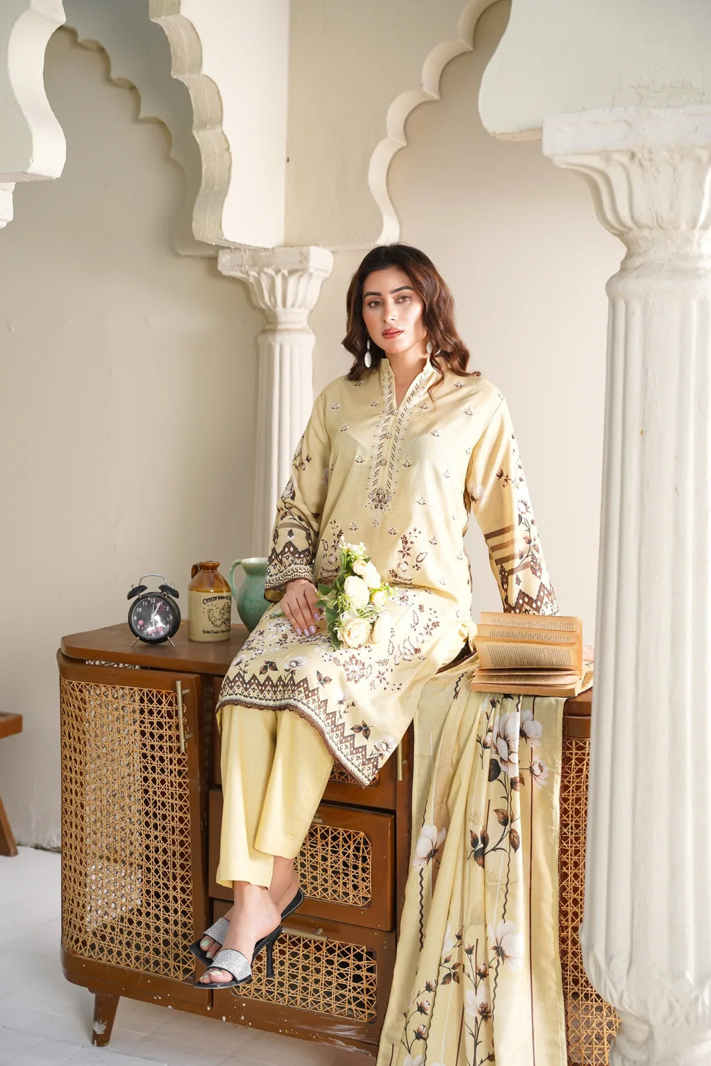 Cora By Anaya Noor Emb Karandi 3 PC D6