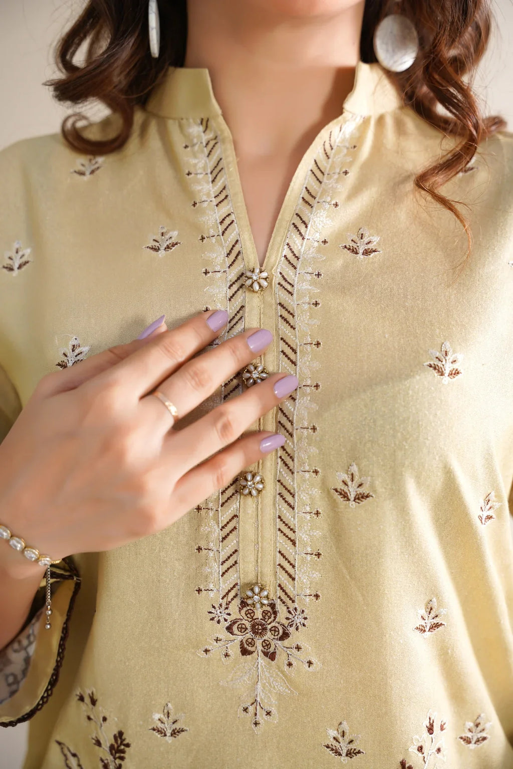 Cora By Anaya Noor Emb Karandi 3 PC D6