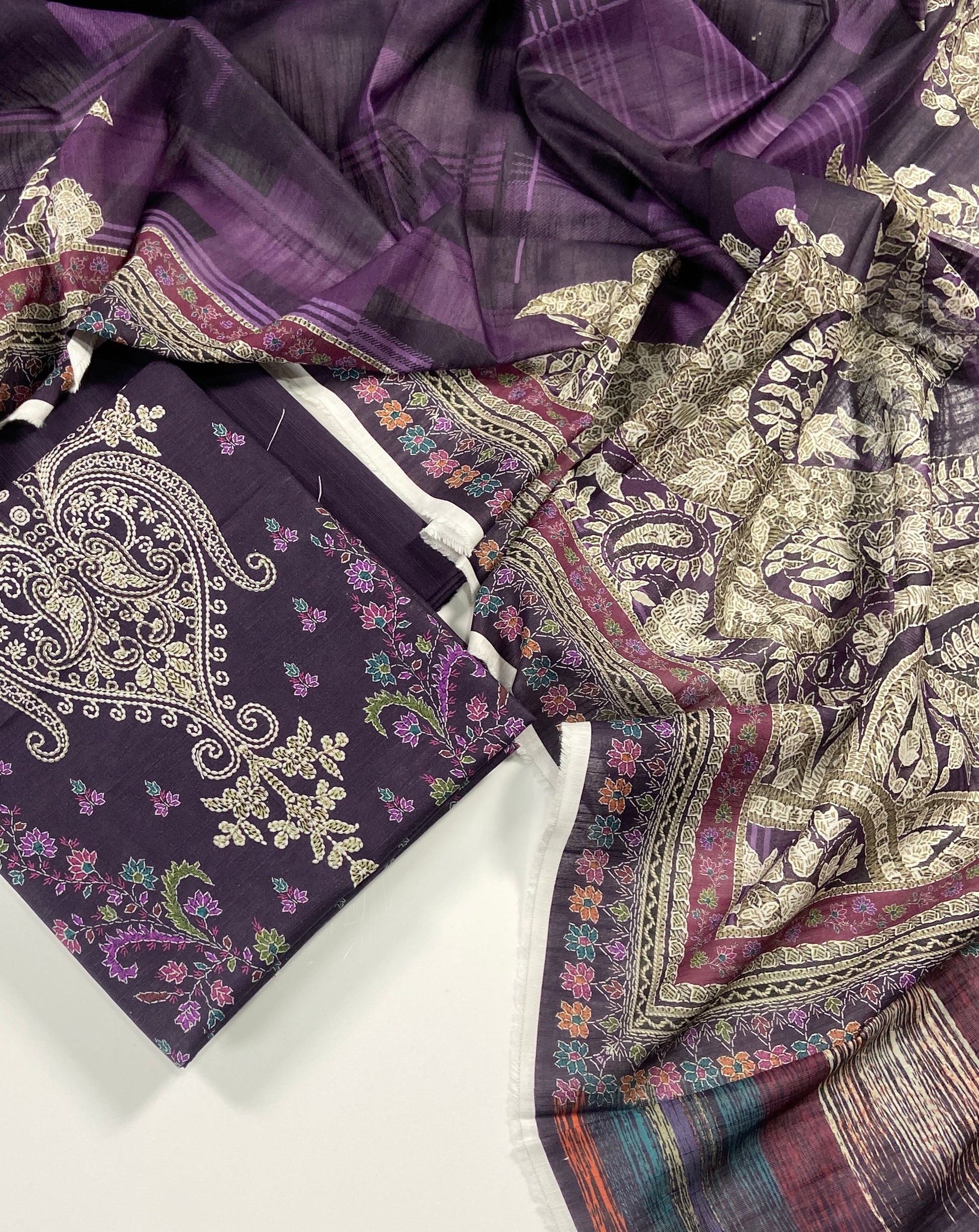 Mausummery Digital Printed Khaddar 3 PC