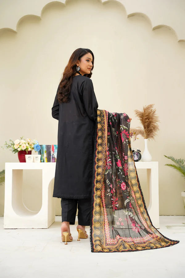 Virsa By Anaya Noor Chikenkari Lawn With Aplic 3PC