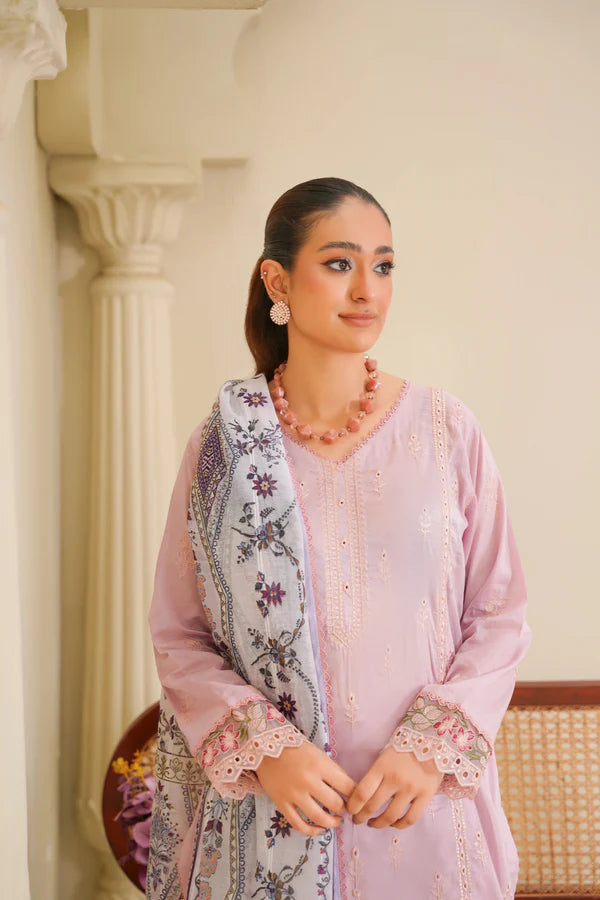 Virsa By Anaya Noor Chikenkari Lawn With Aplic 3PC