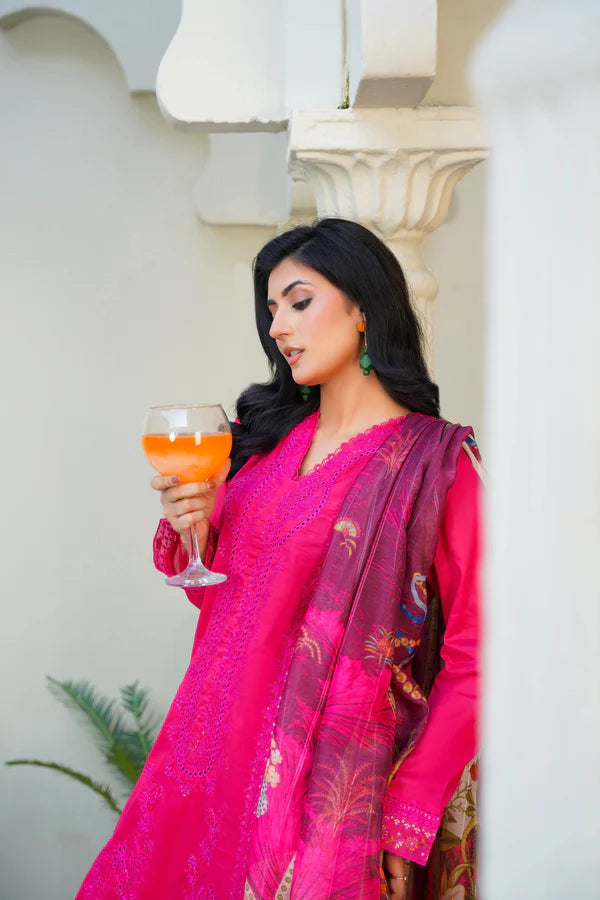 Virsa By Anaya Noor Chikenkari Lawn With Aplic 3PC