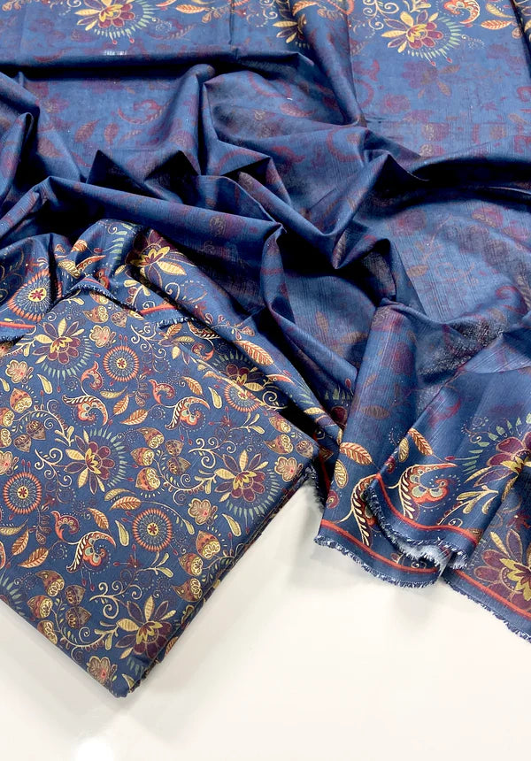 Bareeze Digital Printed Khaddar 3PC