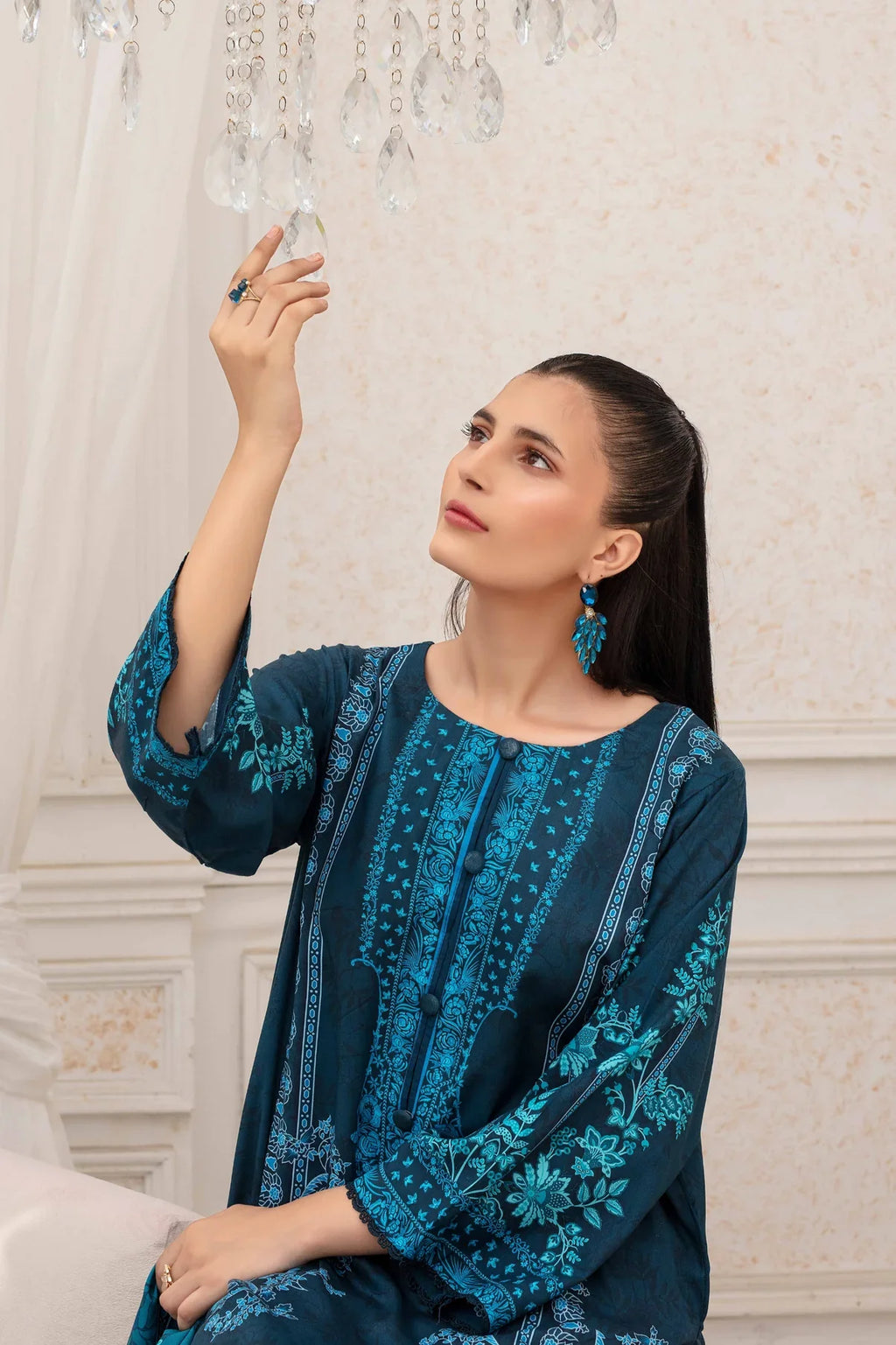 Fabiha By Feroza Digital Printed Linen 3PC D3