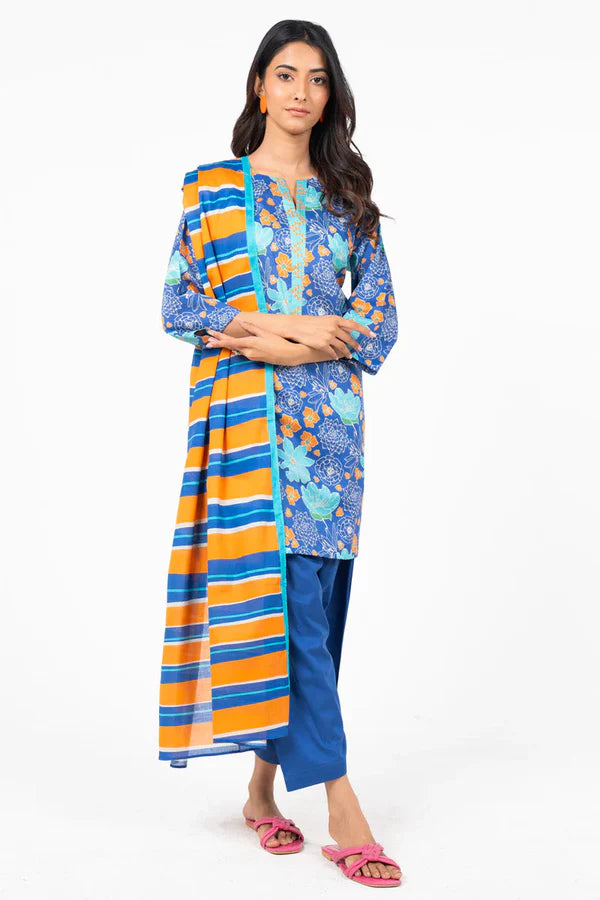Alkaram Digital Printed Khaddar 3PC