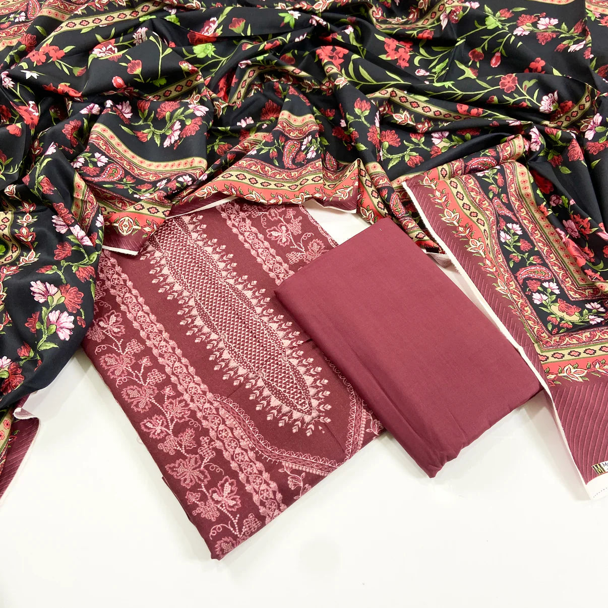 Mausummery Digital Printed Linen 3PC D2