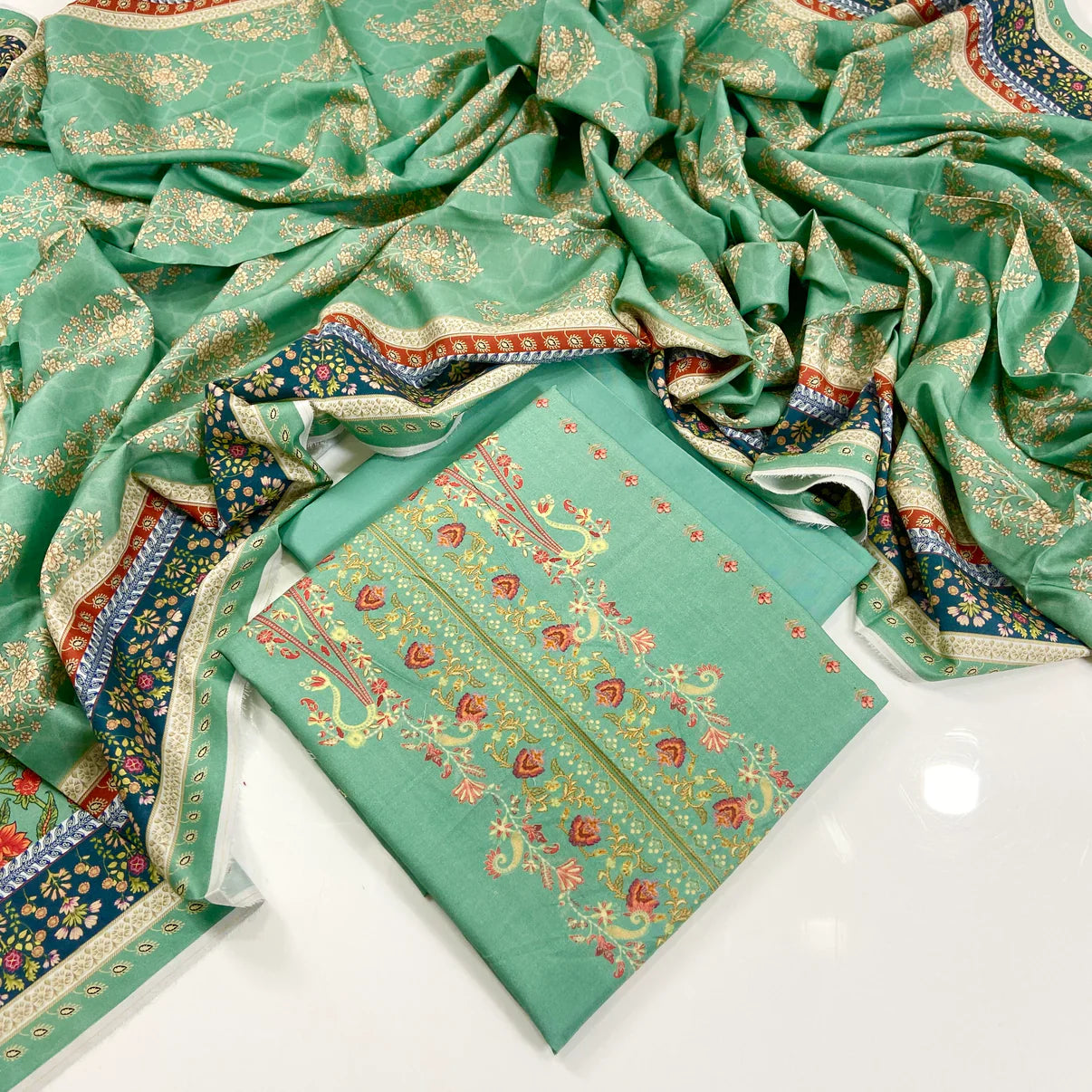 Mausummery Digital Printed Linen 3PC D5