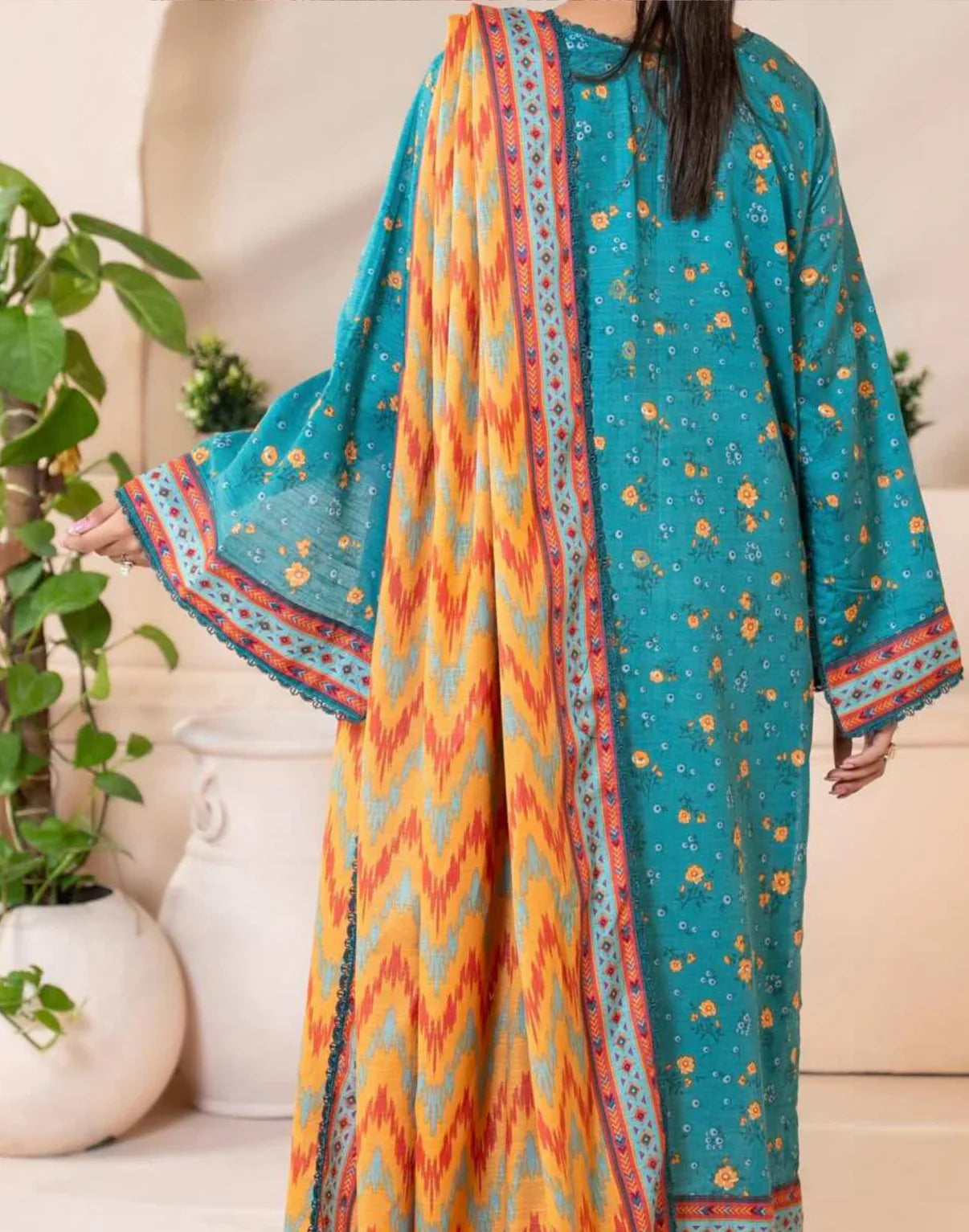 Mehnaz Airjet Printed Khaddar 3PC D1 02