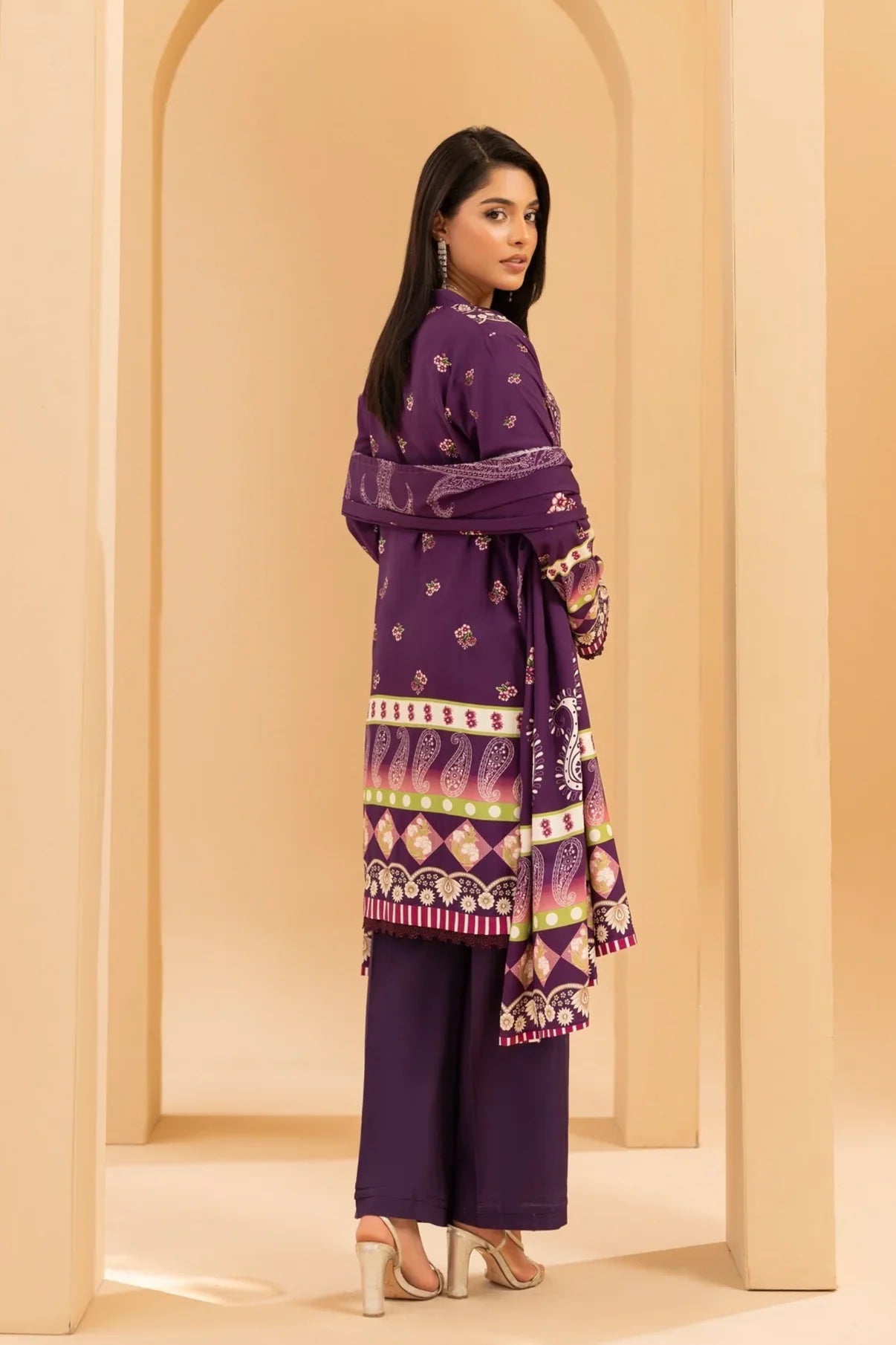 Motifz Premium Printed Linen 3PC D1