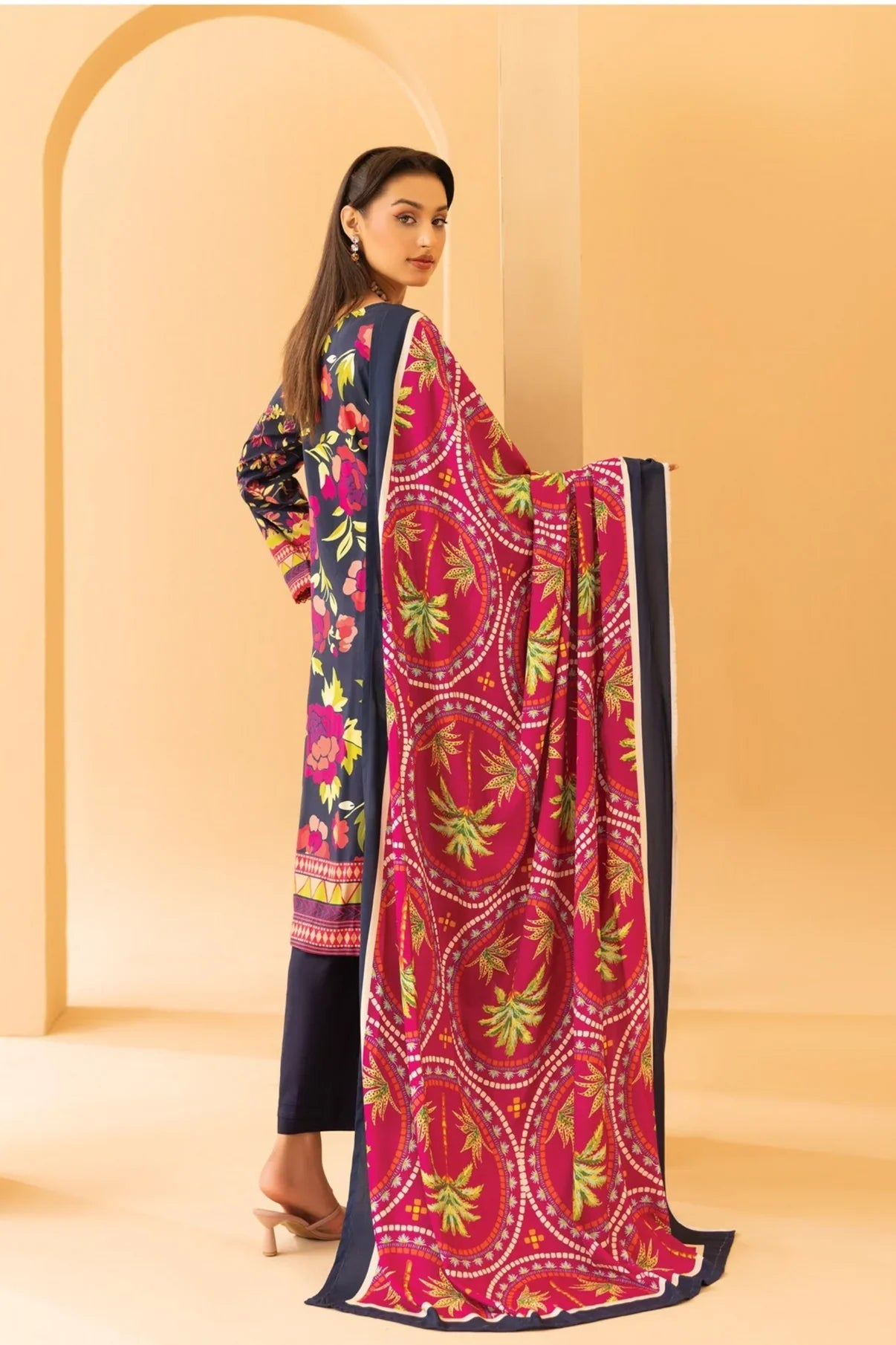 Motifz Premium Printed Linen 3PC D5