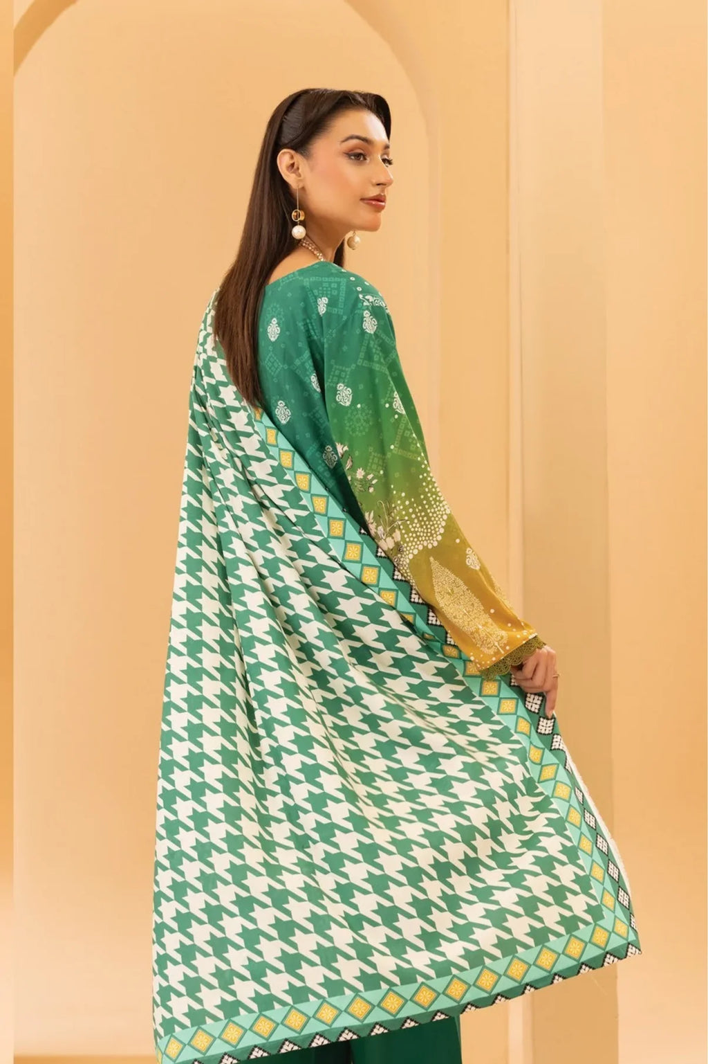 Motifz Premium Printed Linen 3PC D6