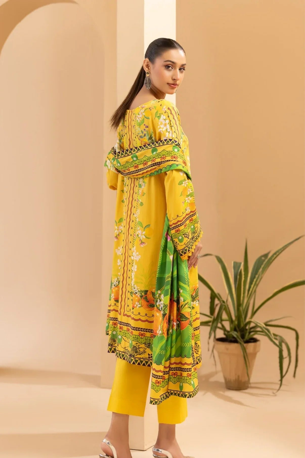 Motifz Premium Printed Linen 3PC D7