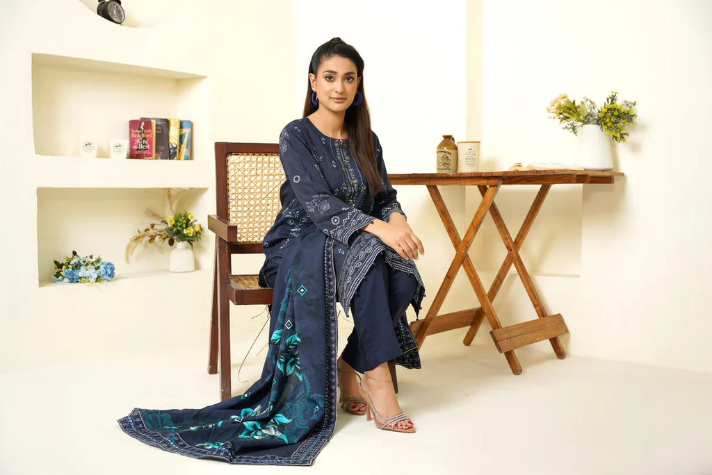 Narm o Nafees By Anaya Noor Embroidered Viscose 3PC D2