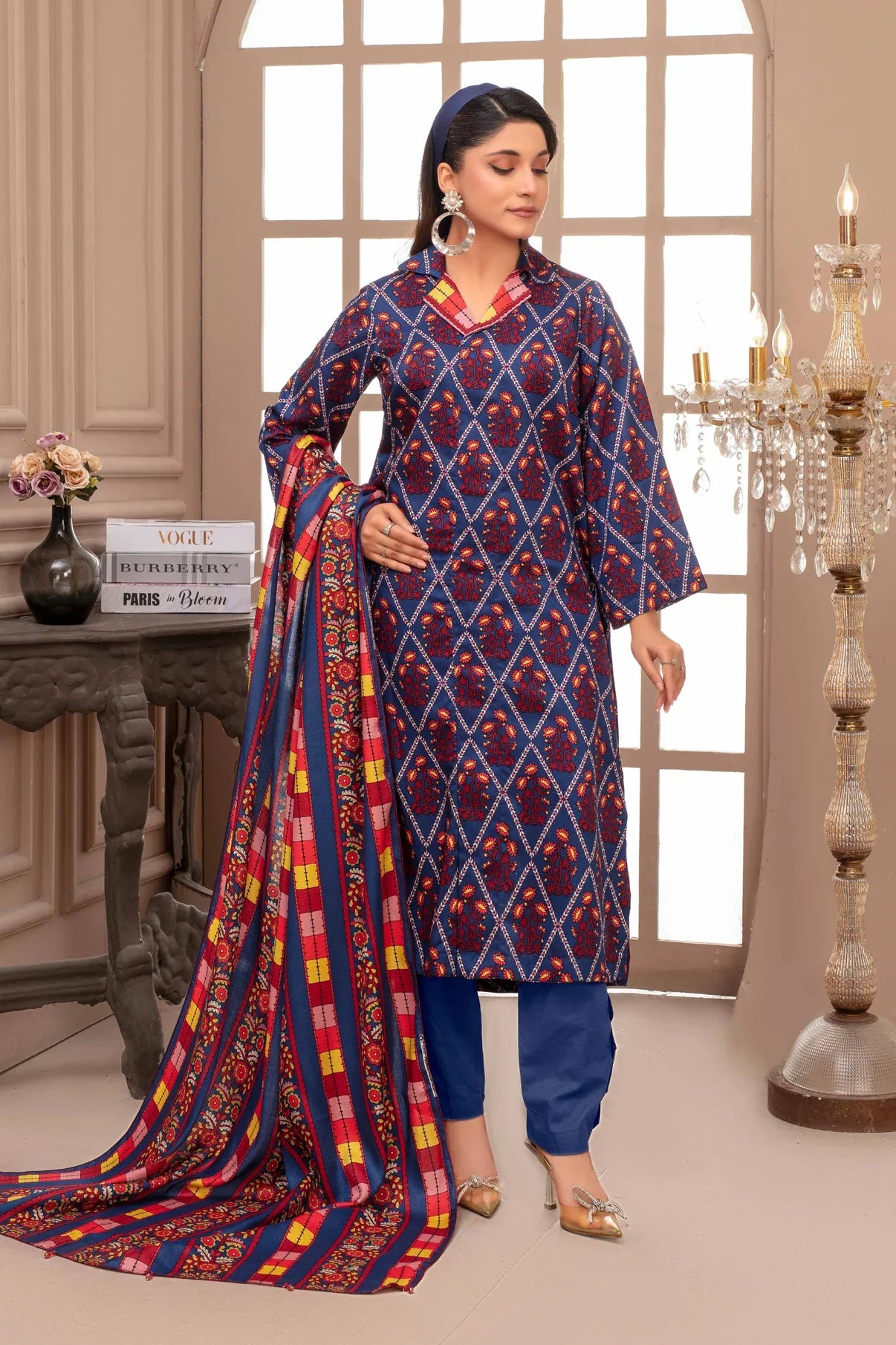 Nayel By Fiza Noor Print Viscose 3PC D2