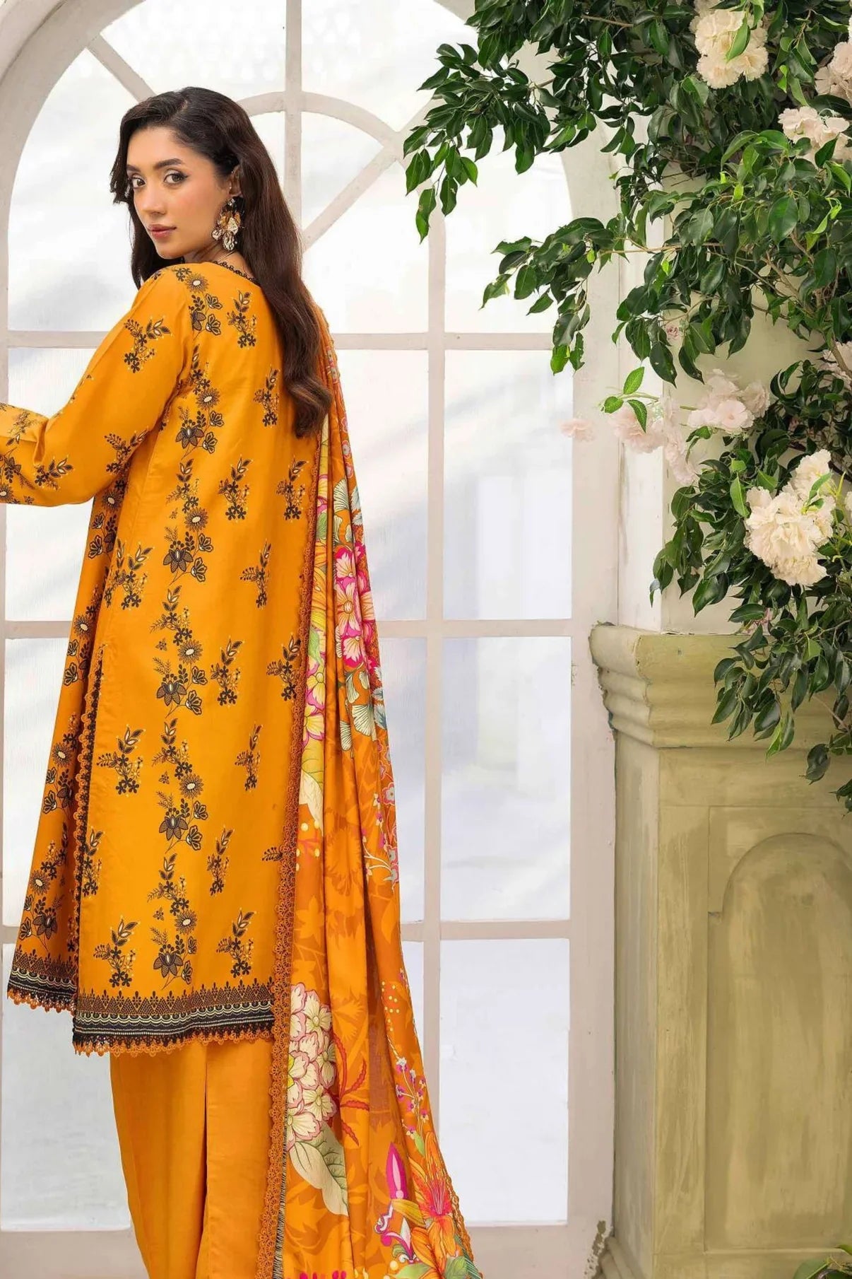 Raiha Digital Printed Linen 3PC D3