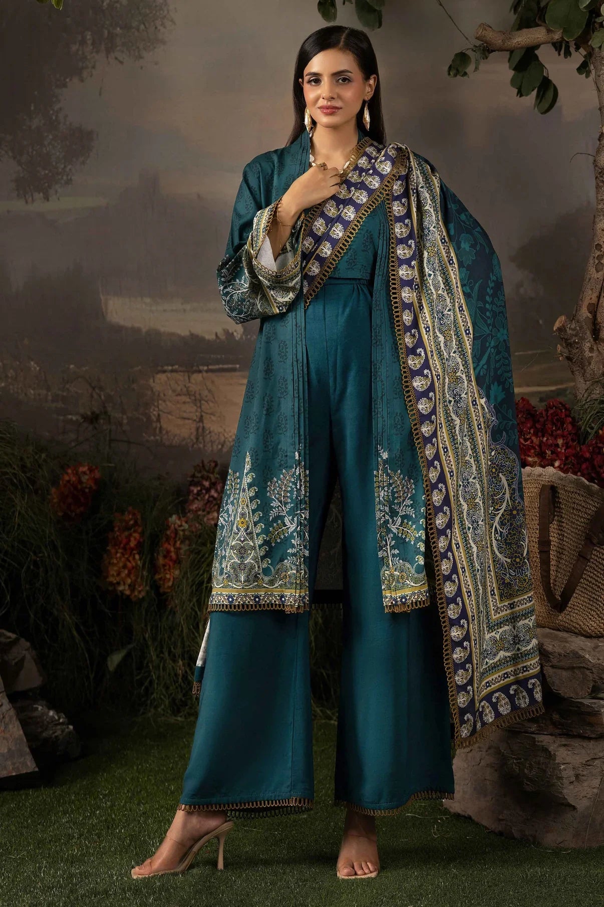 Raiha Luxury Linen 3PC D3