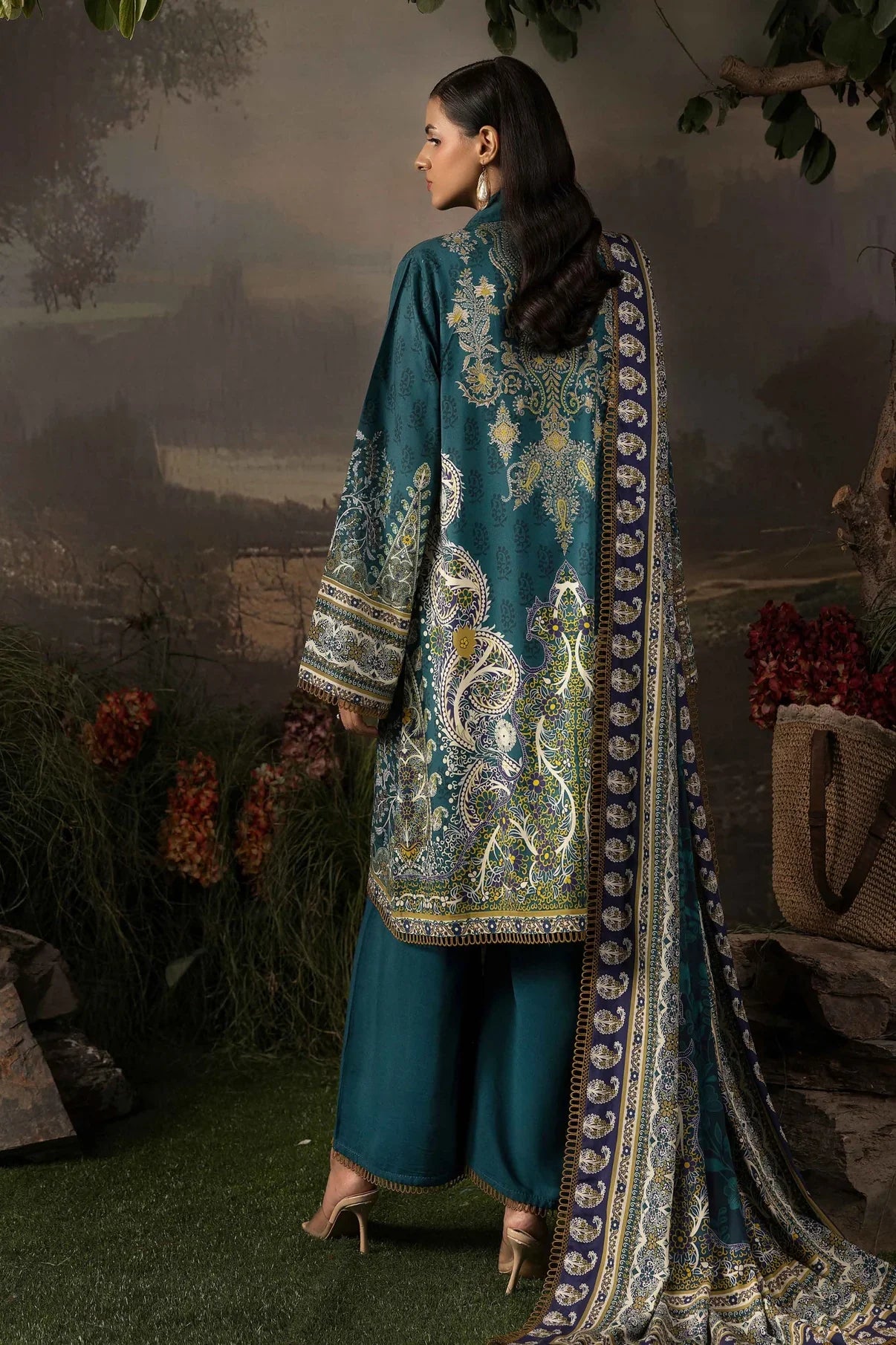 Raiha Luxury Linen 3PC D3