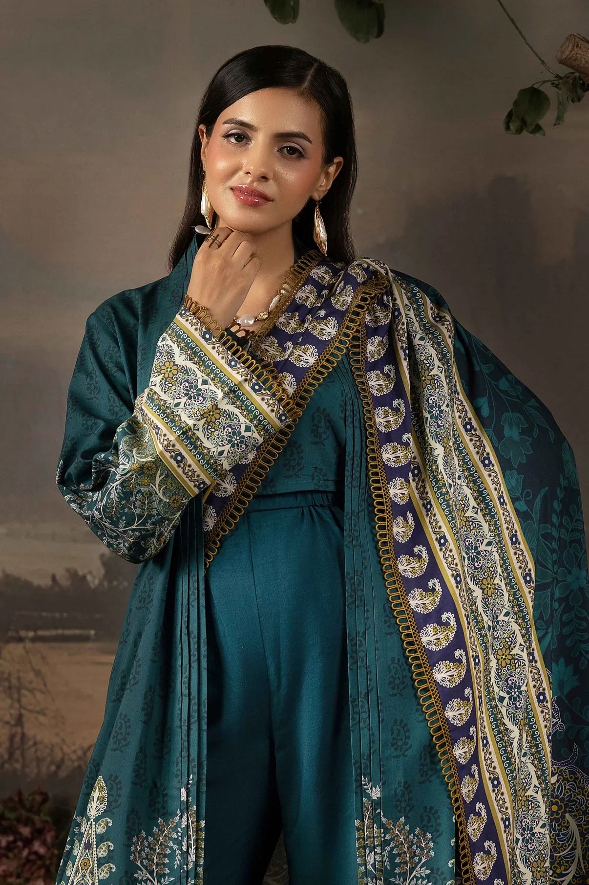 Raiha Luxury Linen 3PC D3