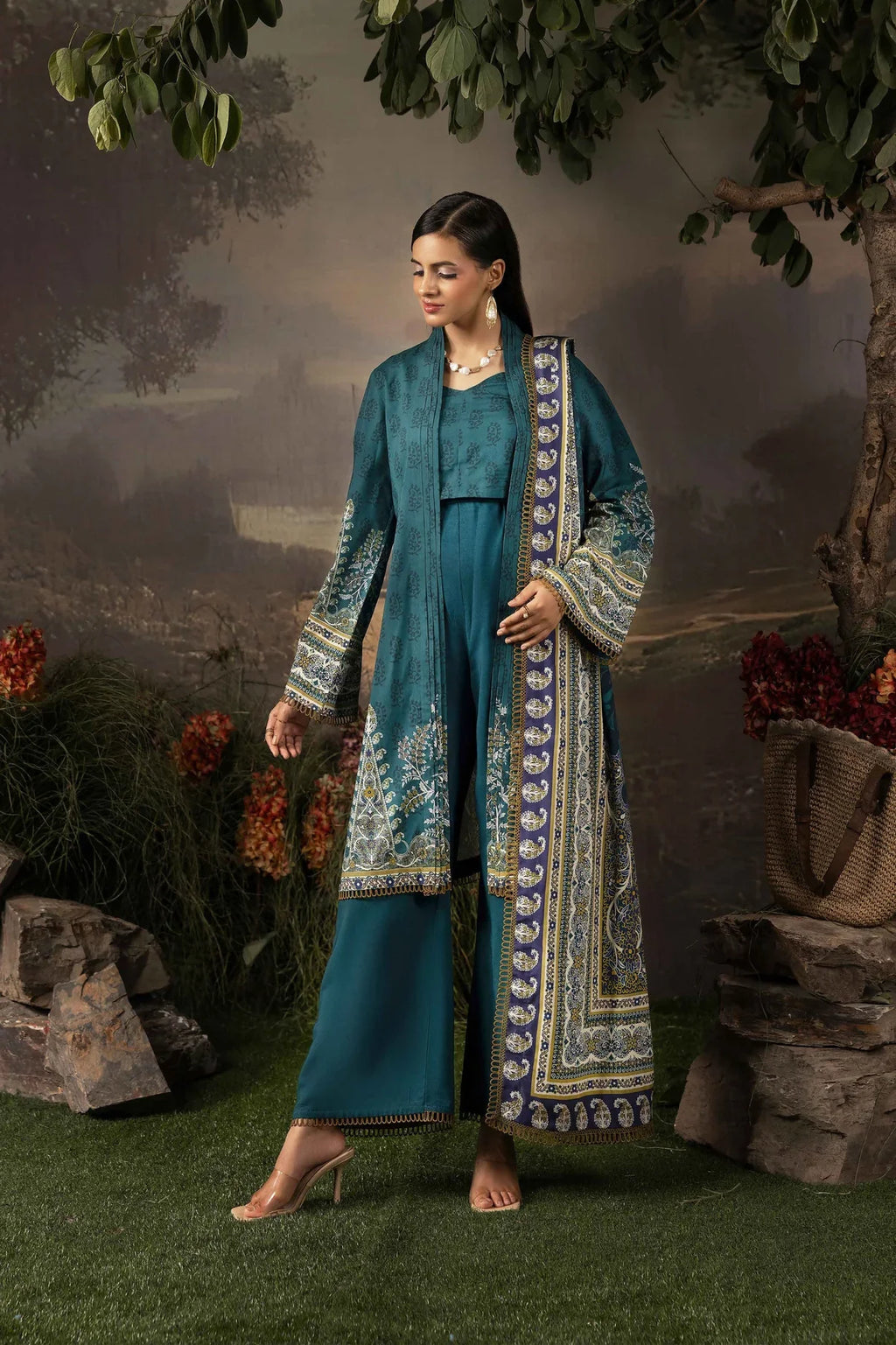 Raiha Luxury Linen 3PC D3