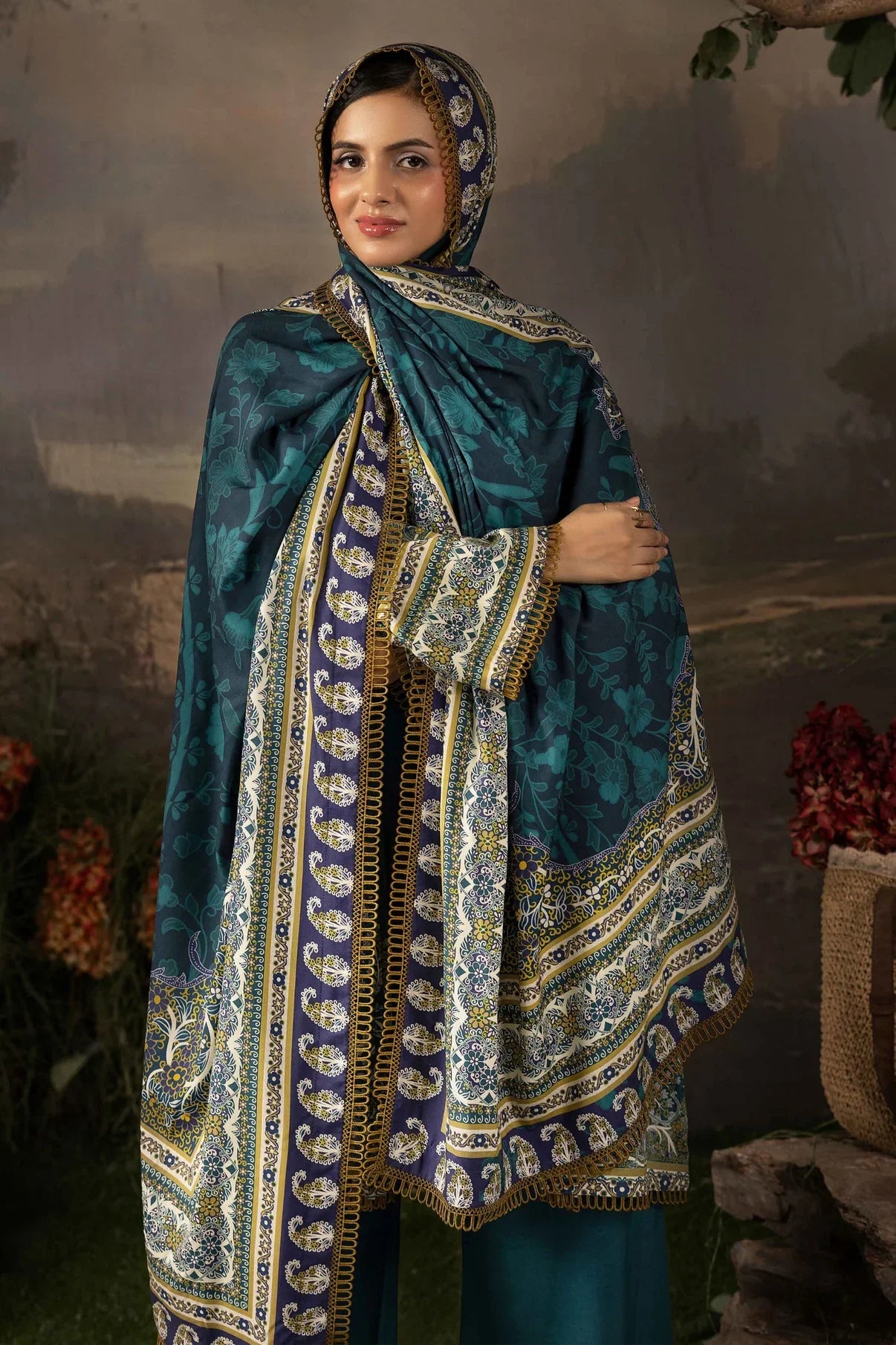 Raiha Luxury Linen 3PC D3