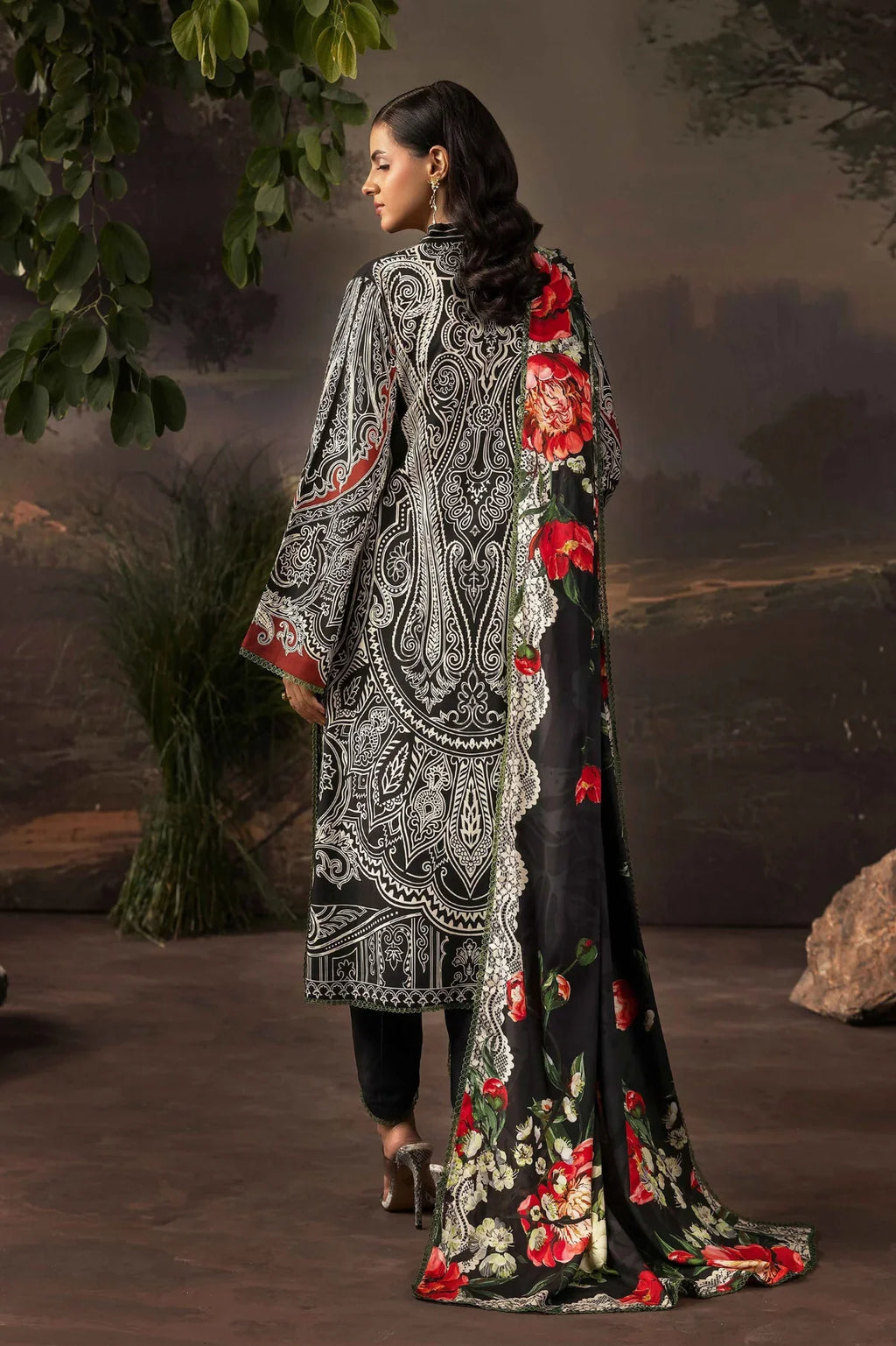 Raiha Luxury Linen 3PC D5