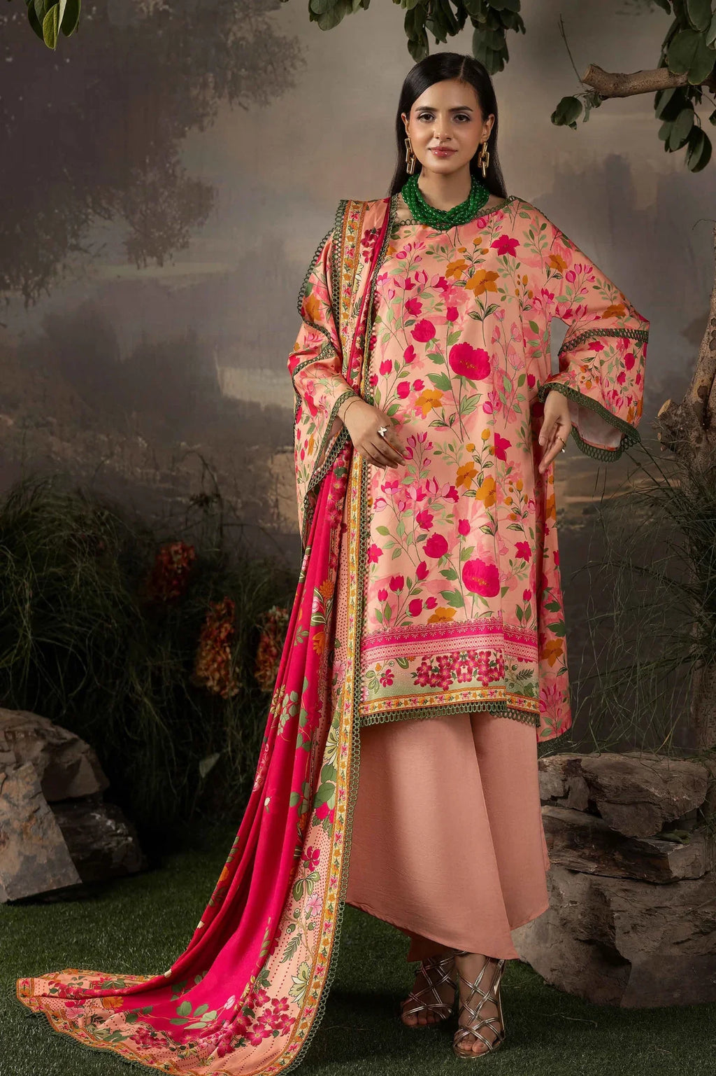 Raiha Luxury Linen 3PC D6