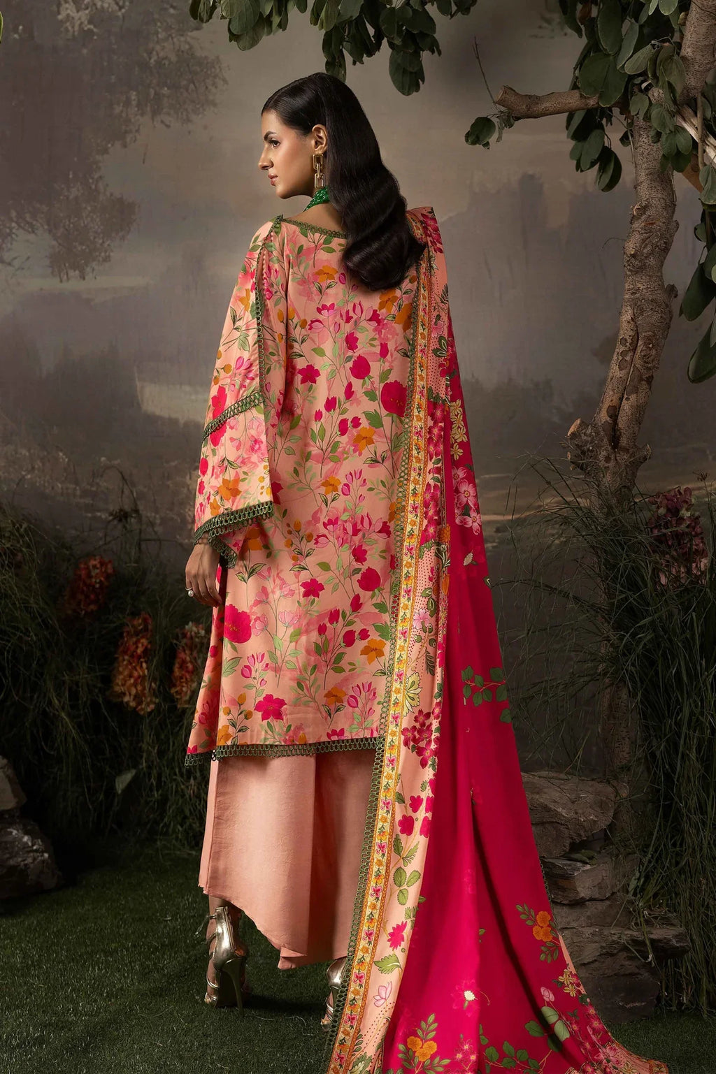 Raiha Luxury Linen 3PC D6