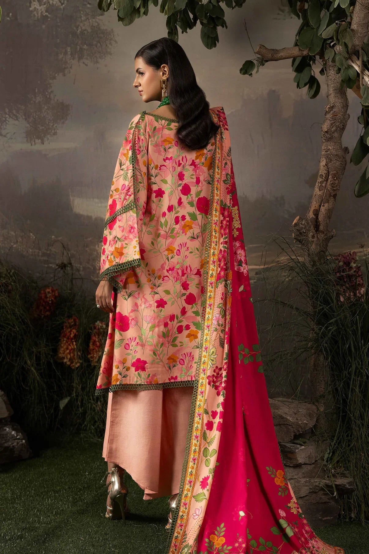 Raiha Luxury Linen 3PC D6