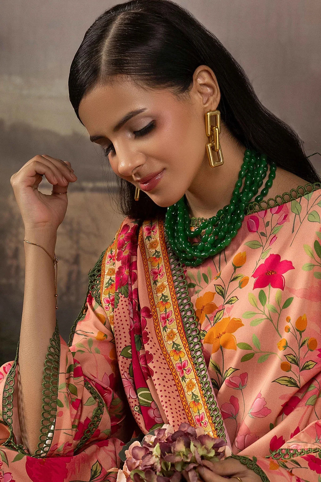 Raiha Luxury Linen 3PC D6