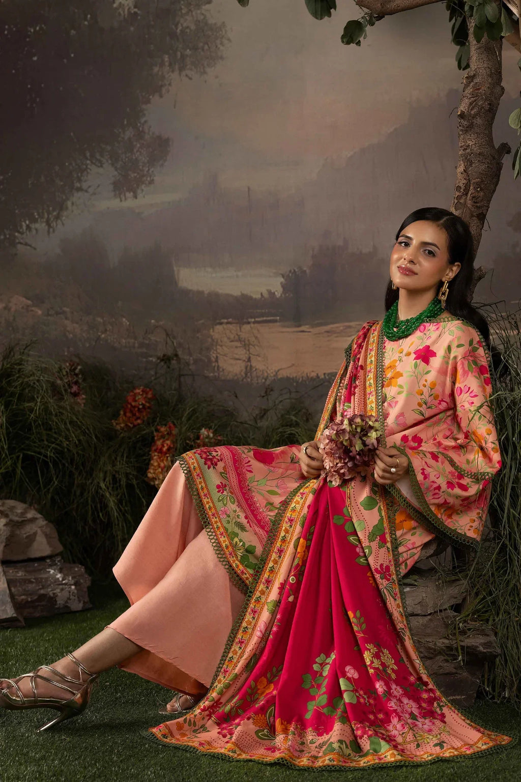 Raiha Luxury Linen 3PC D6